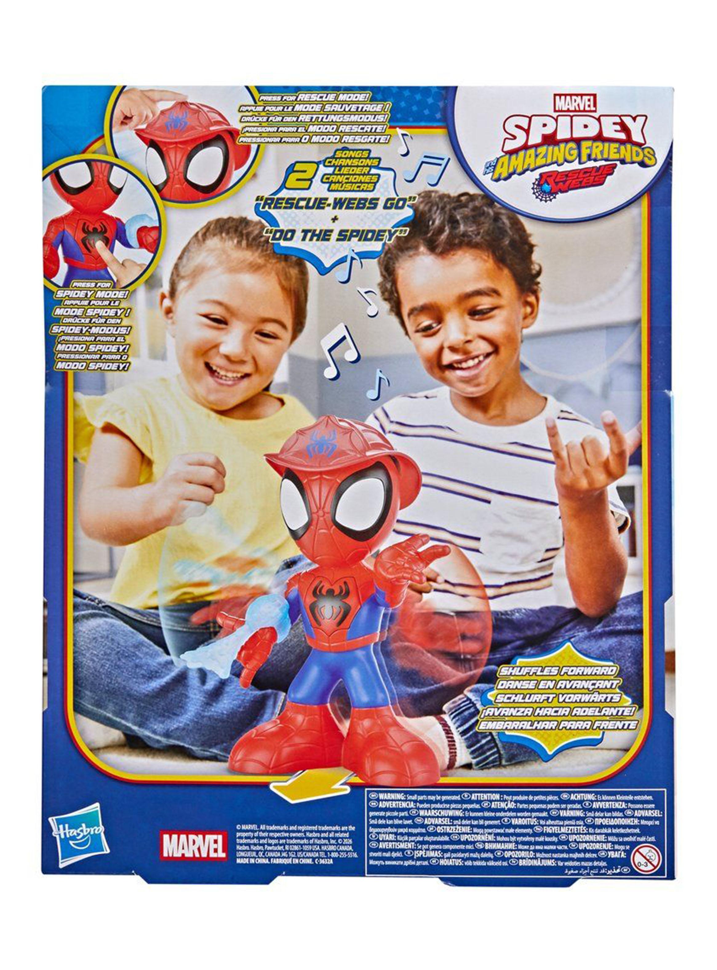 Figura de Acción Spidey Electrónico Baila y Rescata 25.4 cm-3