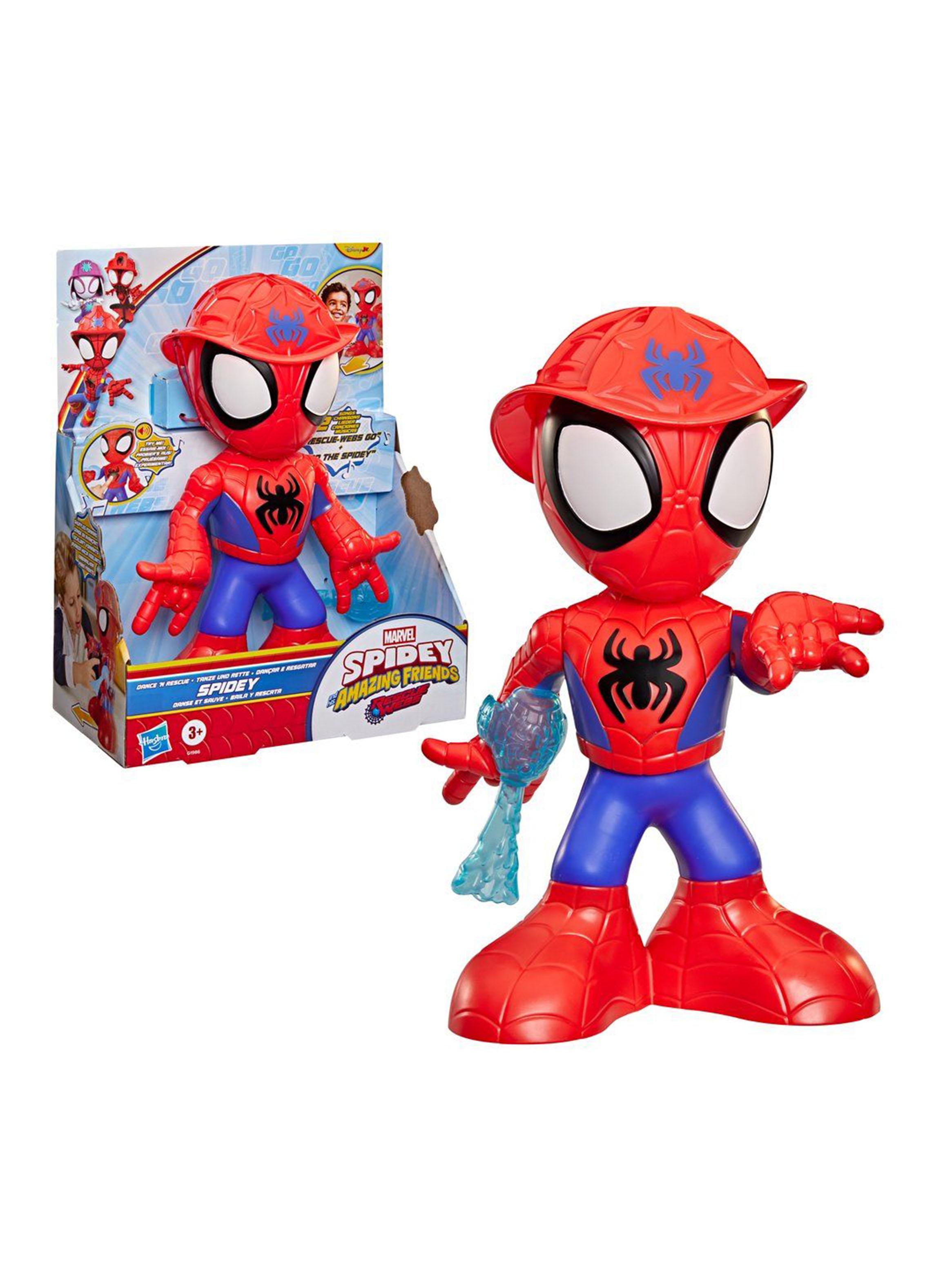 Figura de Acción Spidey Electrónico Baila y Rescata 25.4 cm-0