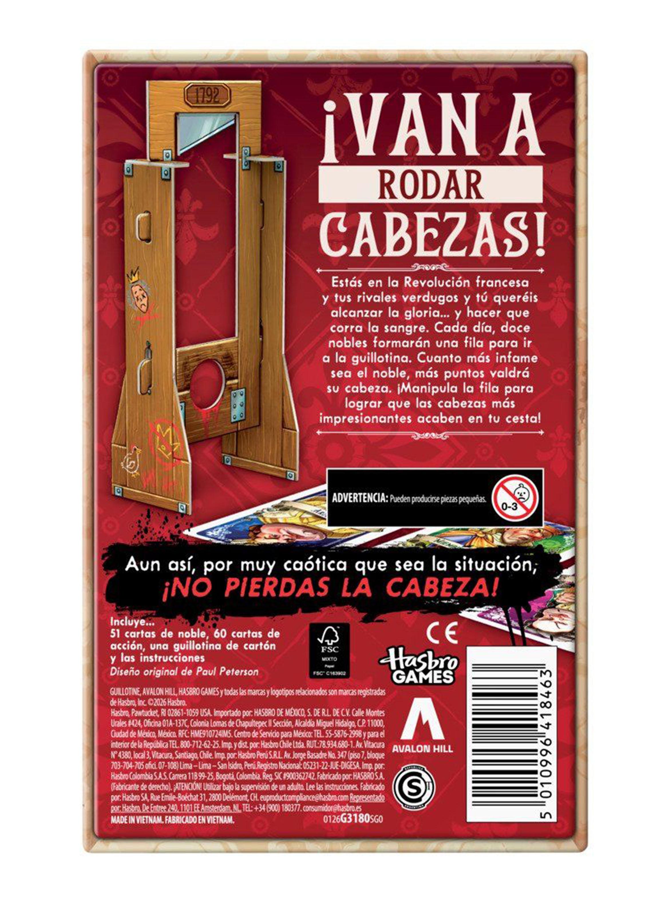 Juego de Cartas Guillotine-3