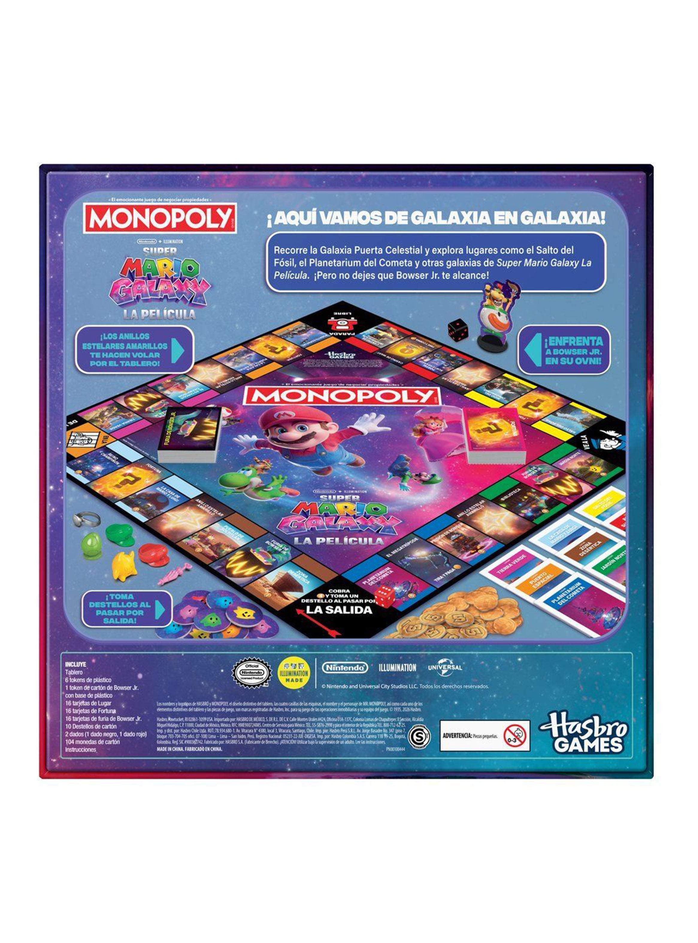 Juego de Mesa Monopoly Super Mario Galaxy-4