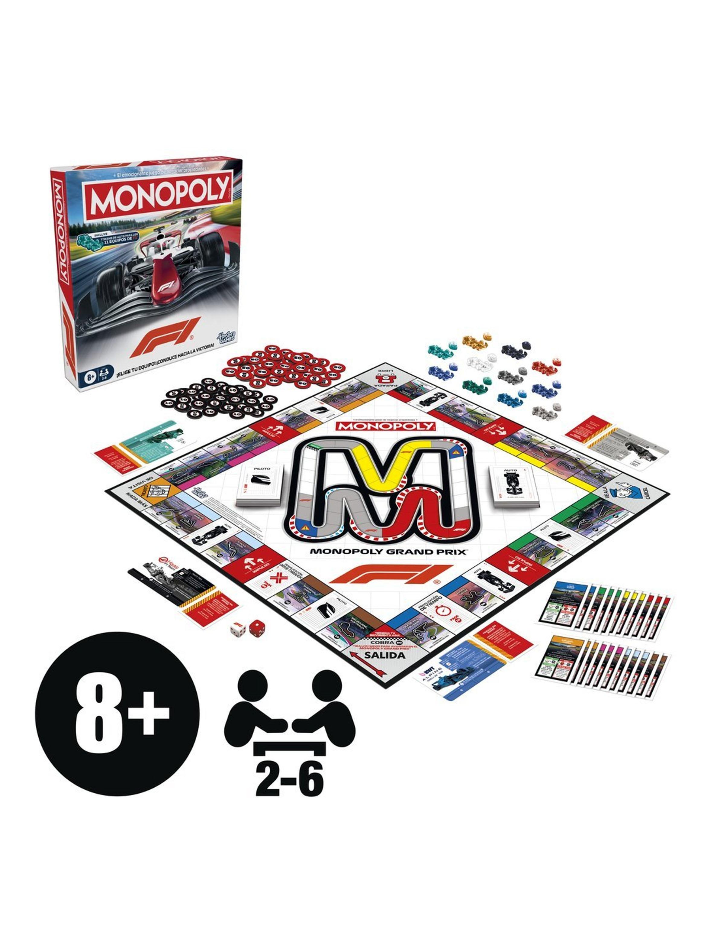 Juego de Mesa Monopoly Formula 1 Oficial-1