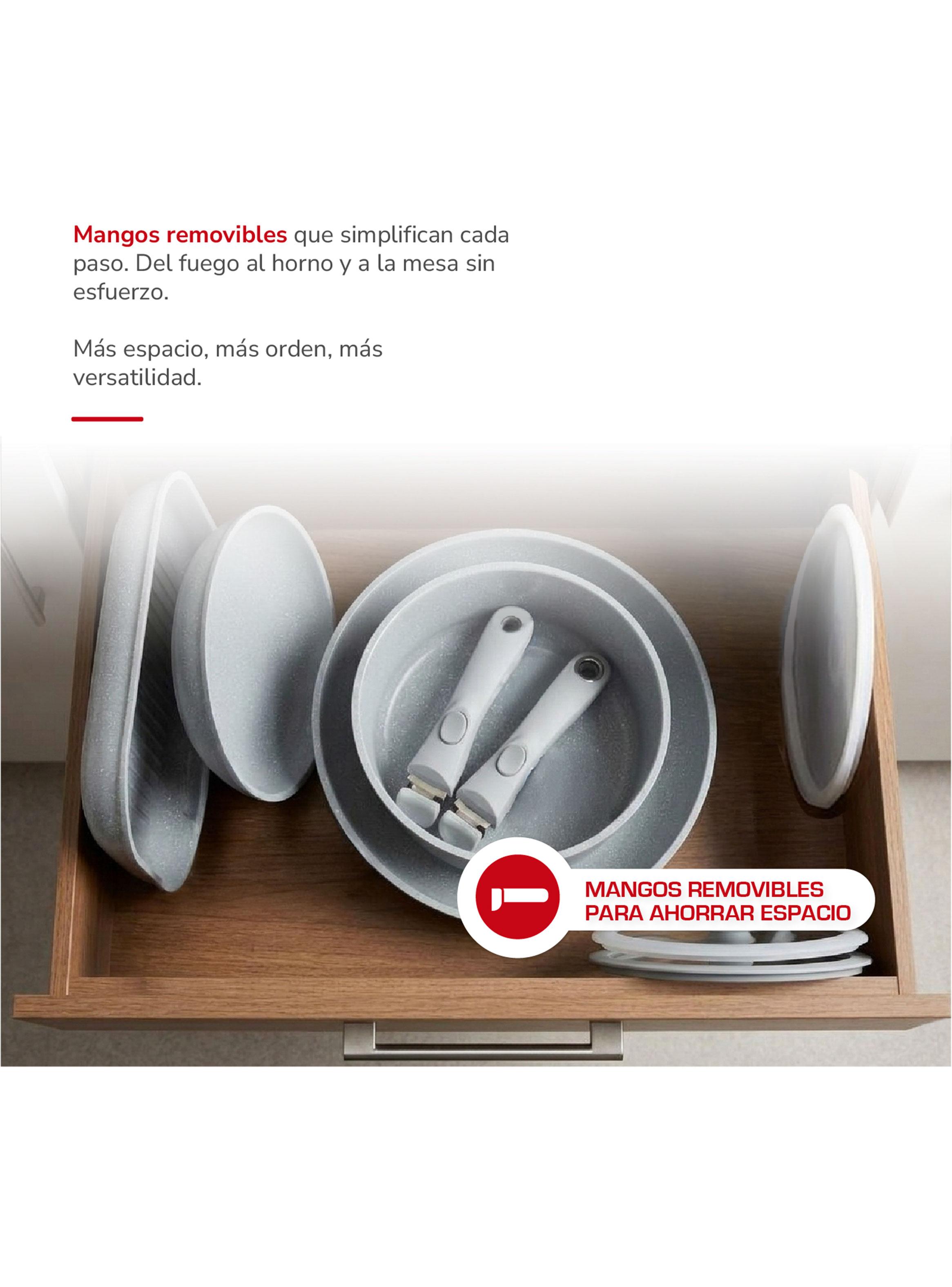 Batería de Cocina Aluminio 9 Piezas TH-MB09R-3