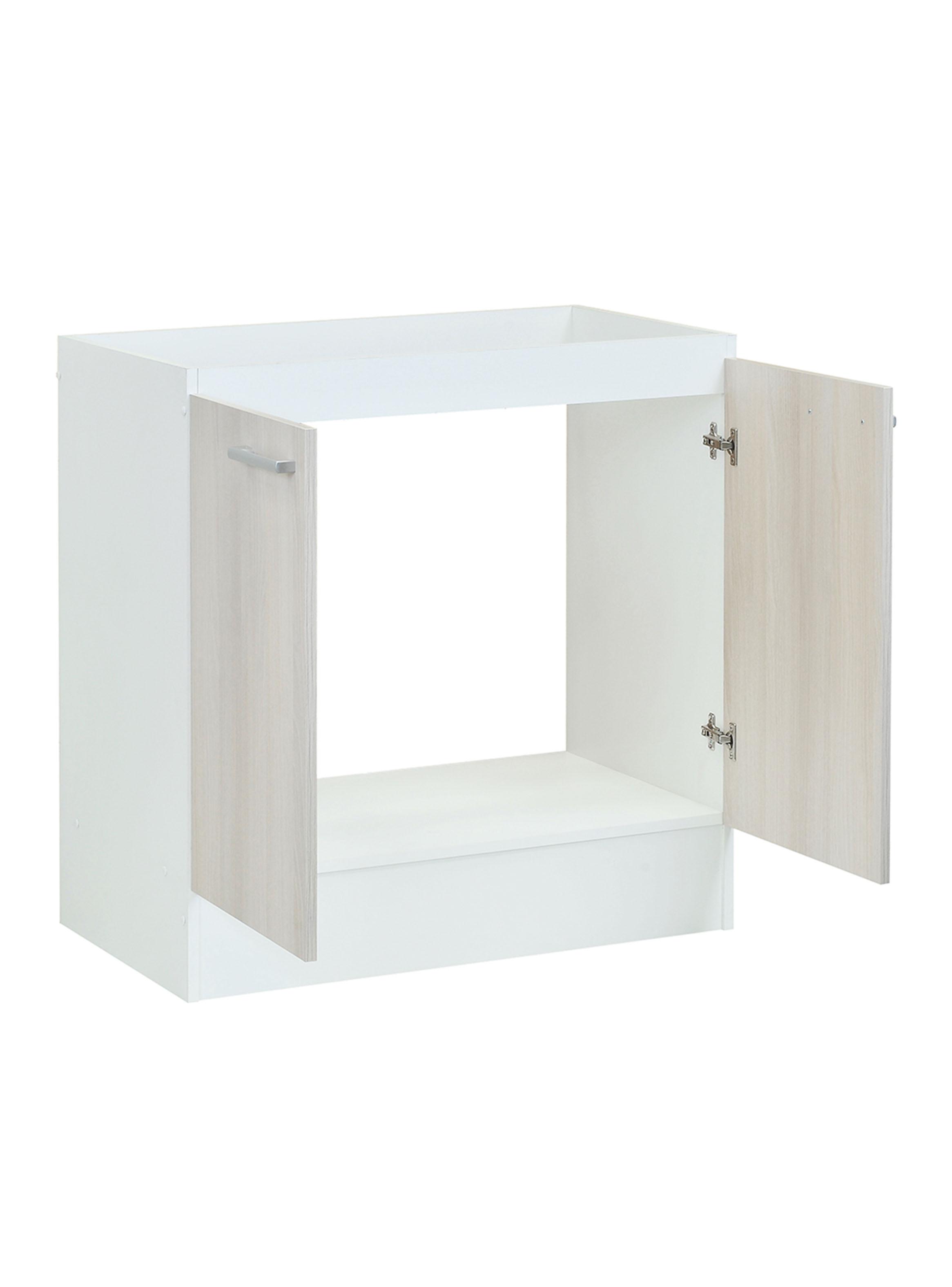 Base Lavaplatos 2 Puertas 80 cm Acacia Arena-2