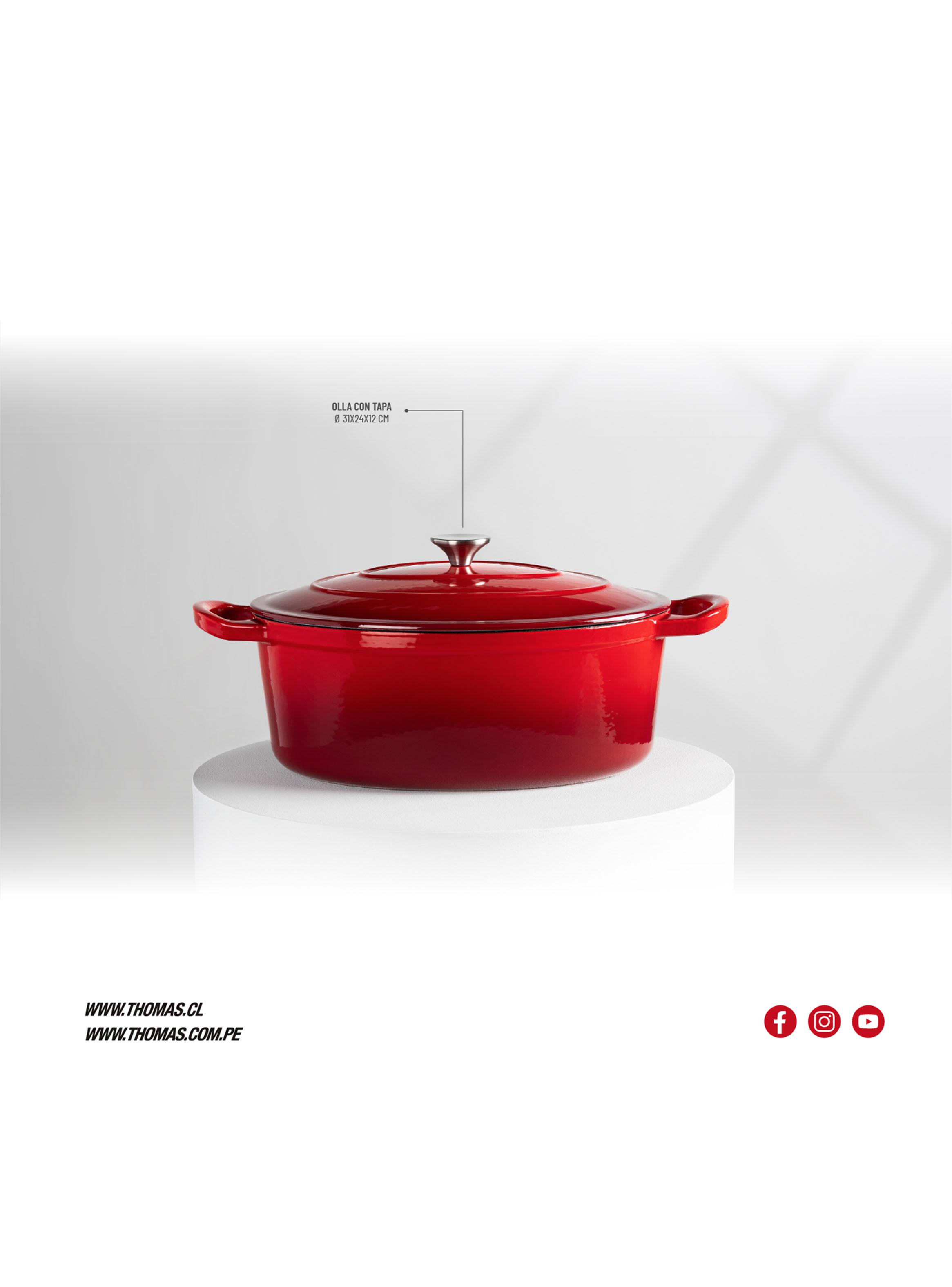 Olla Hierro Fundido 31 cm TH-MCA31R-5