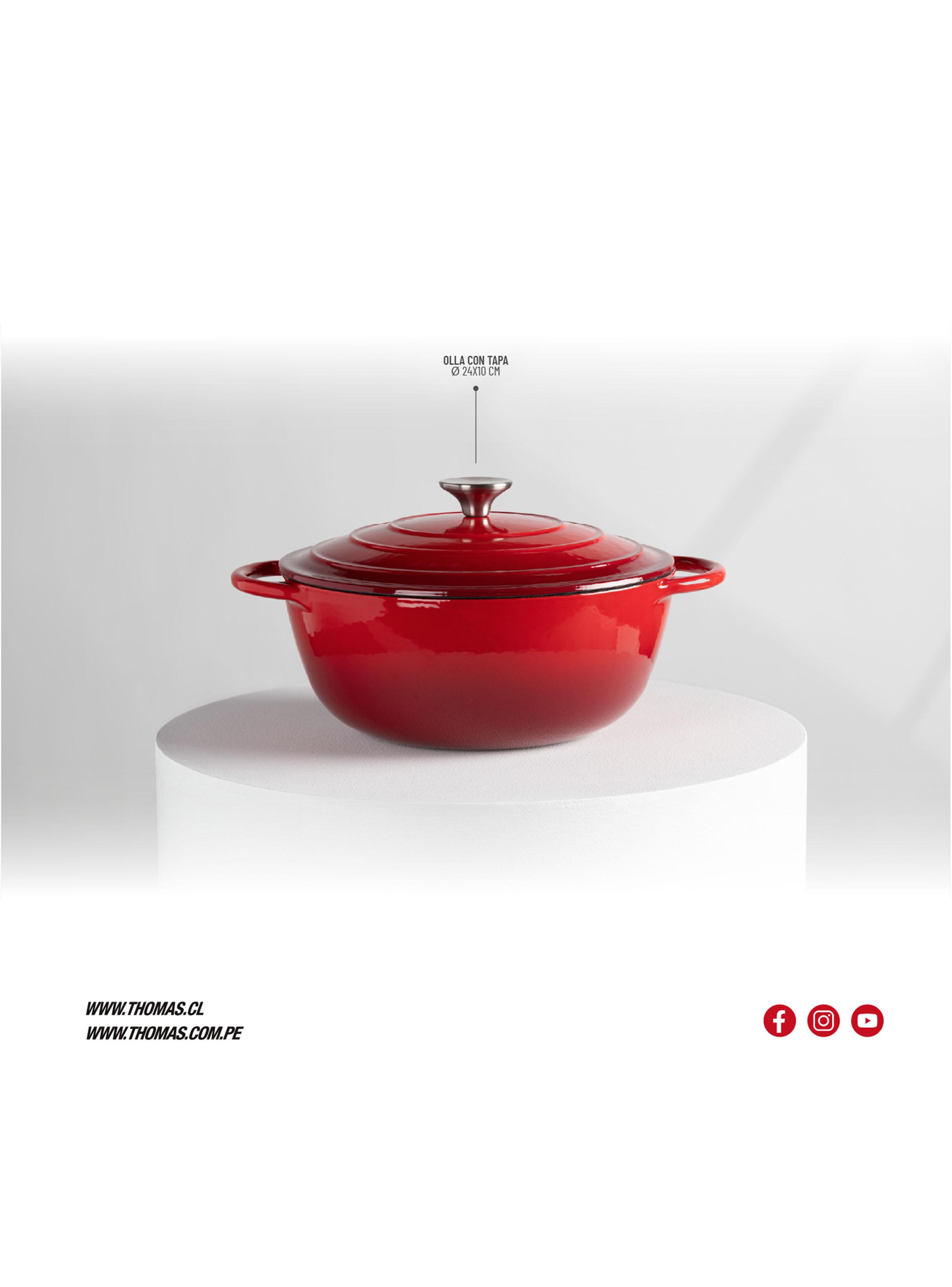 Olla Hierro Fundido 24 cm TH-MCA24R-5