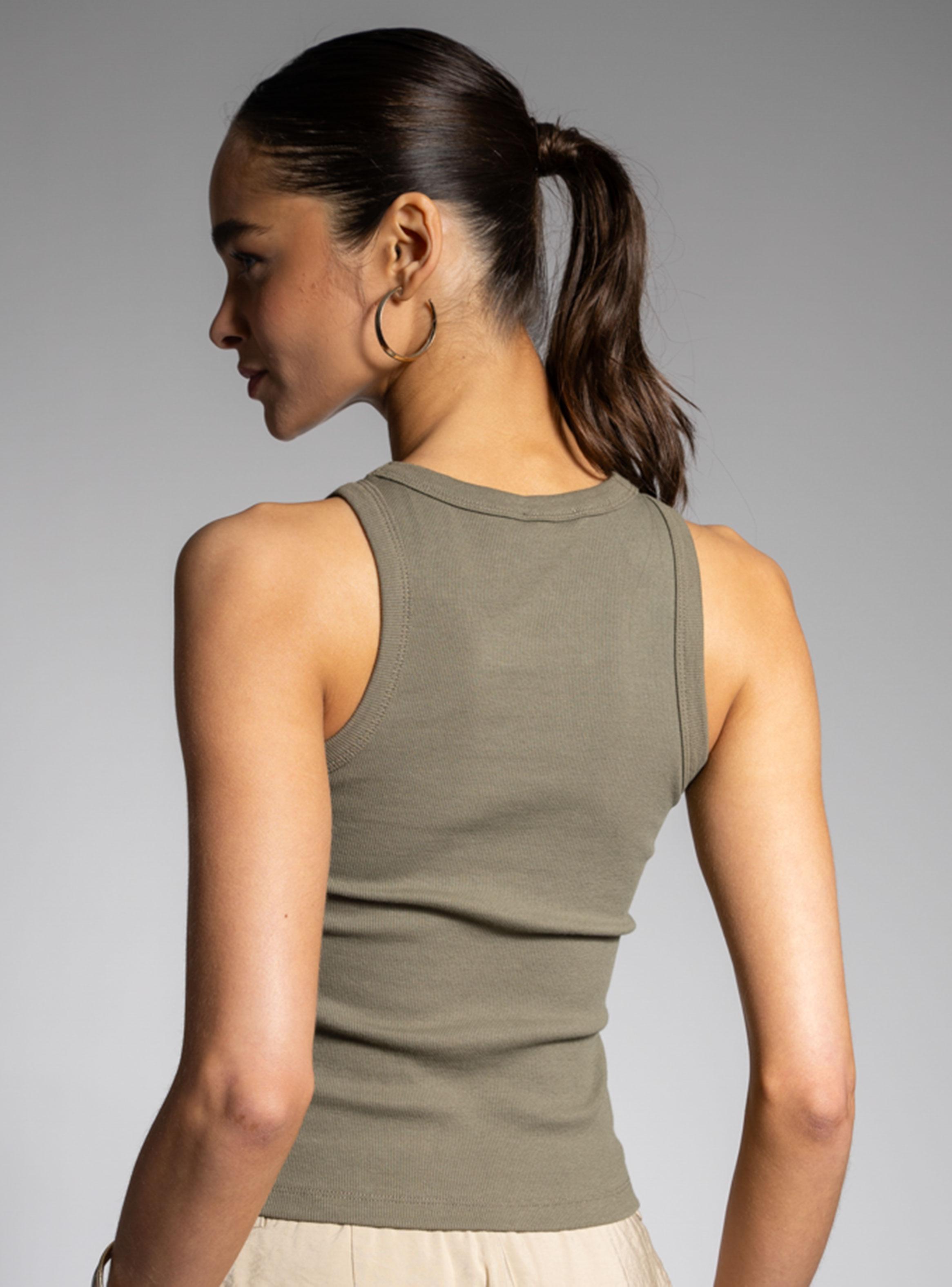 Polera Maru V Verde Militar-1