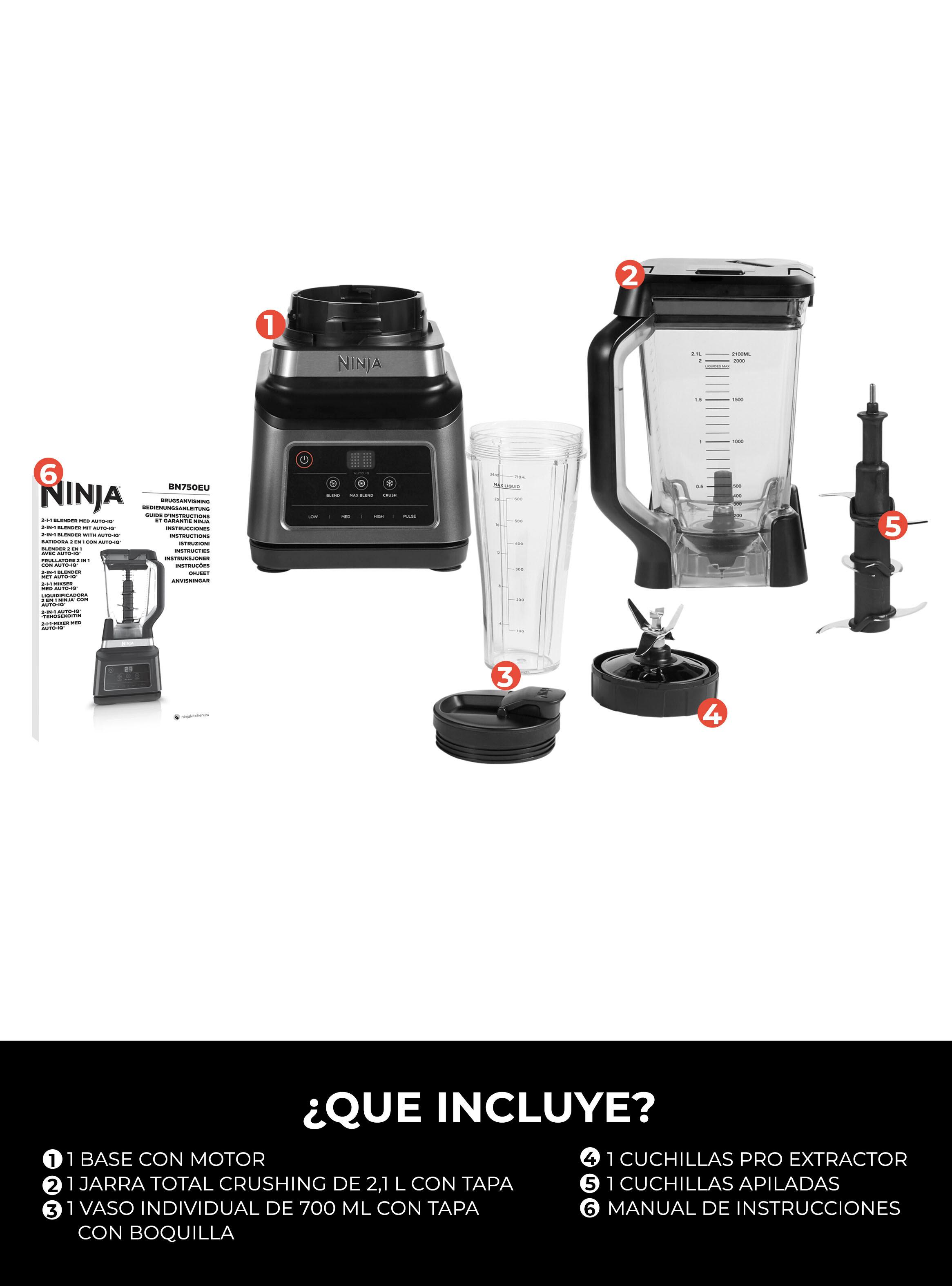 Licuadora Profesional Blender 2 en 1 BN750-2