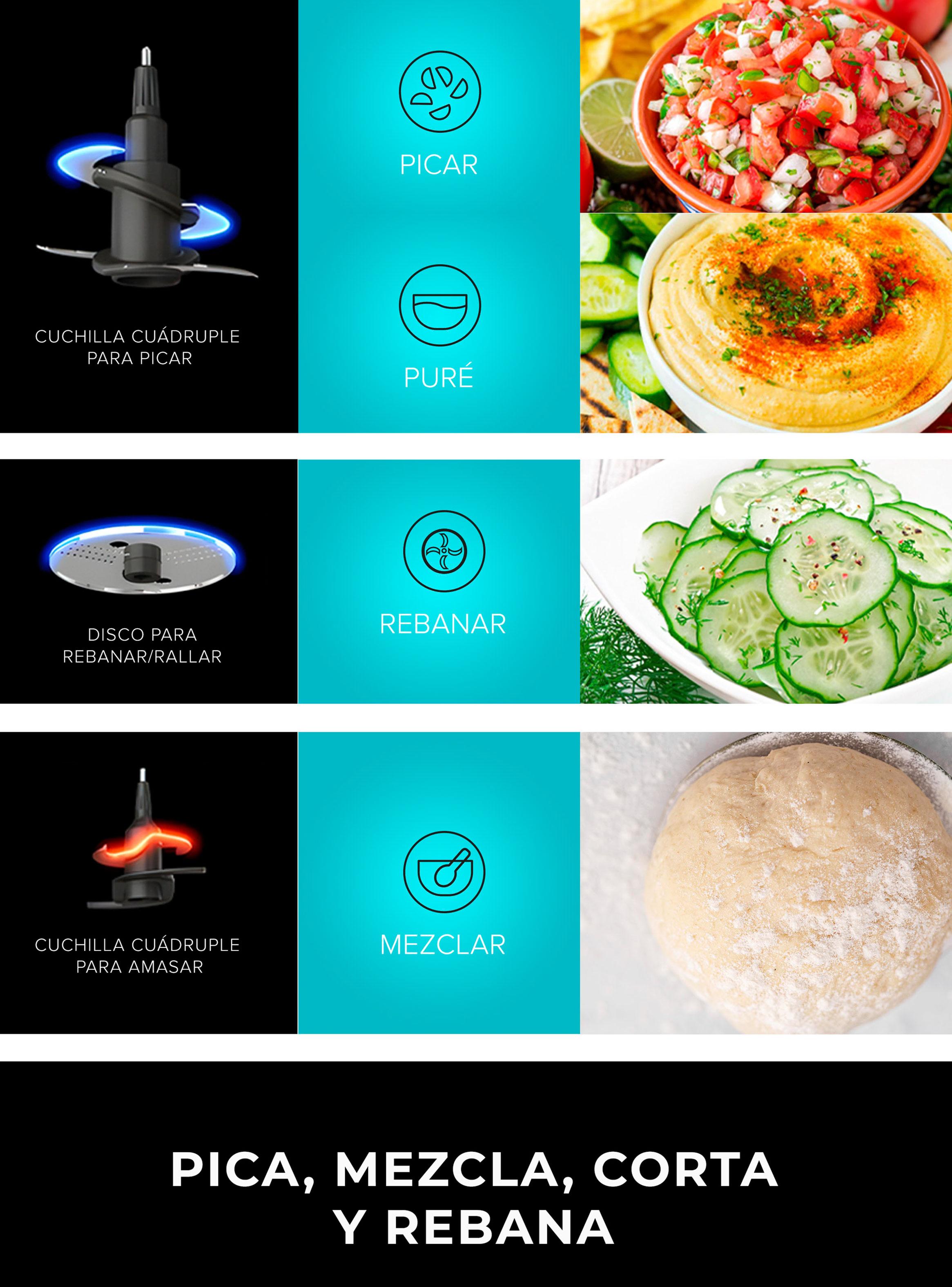 Procesador de alimentos Ninja Professional 850W-3