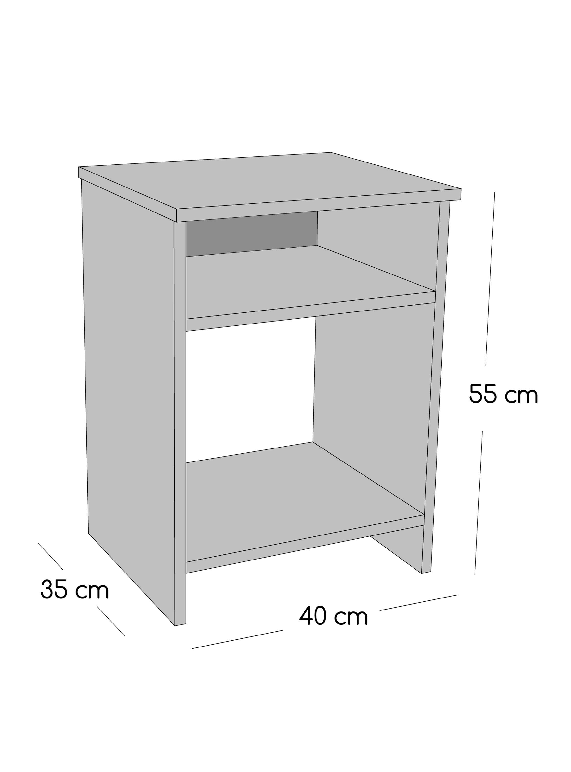 Cama Europea Cadiz 1.5 Plazas 190 cm + Set de Muebles Castilla-2