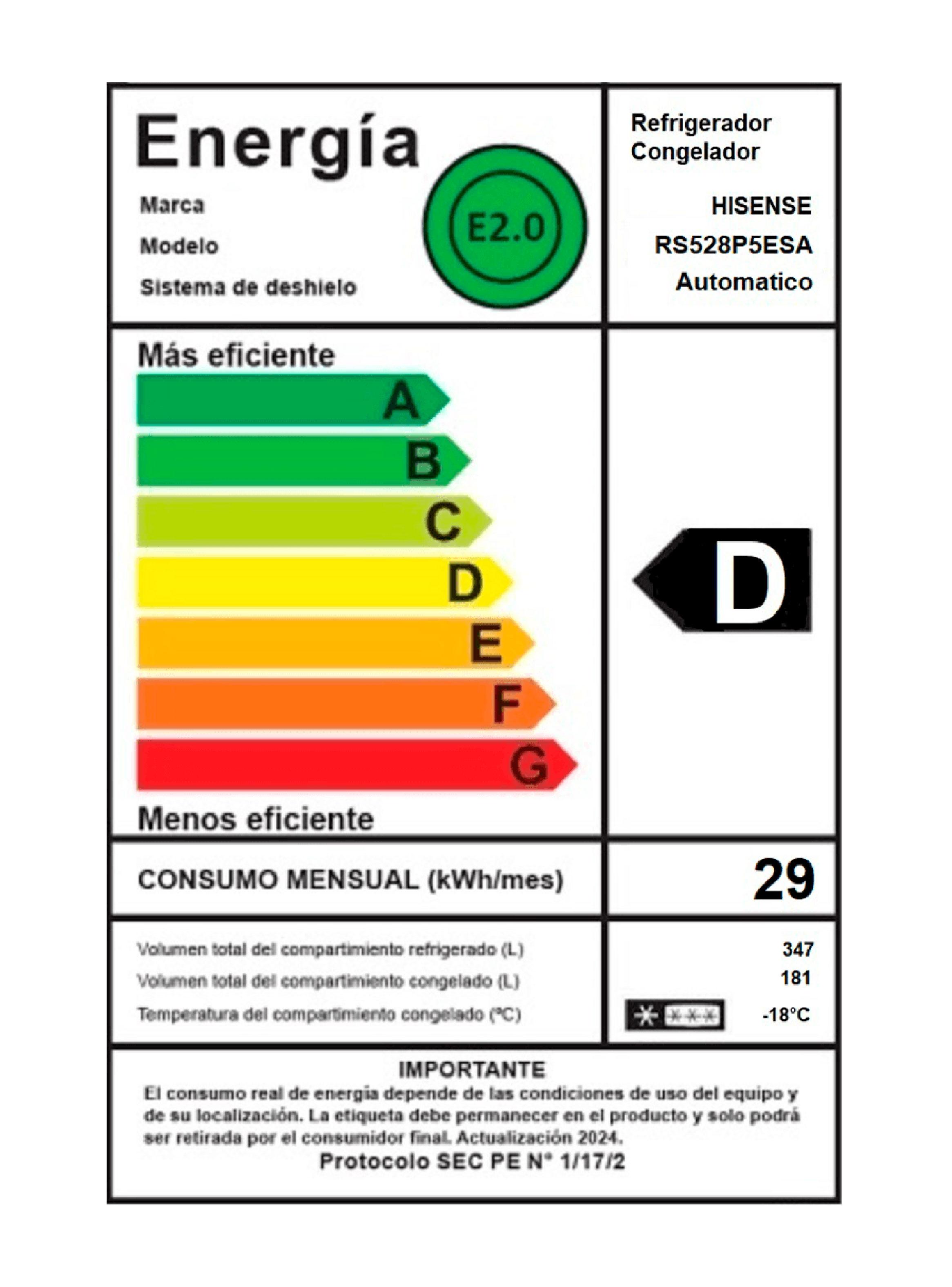 Refrigerador Side By Side No Frost 528 Litros RS528P5ESA-11