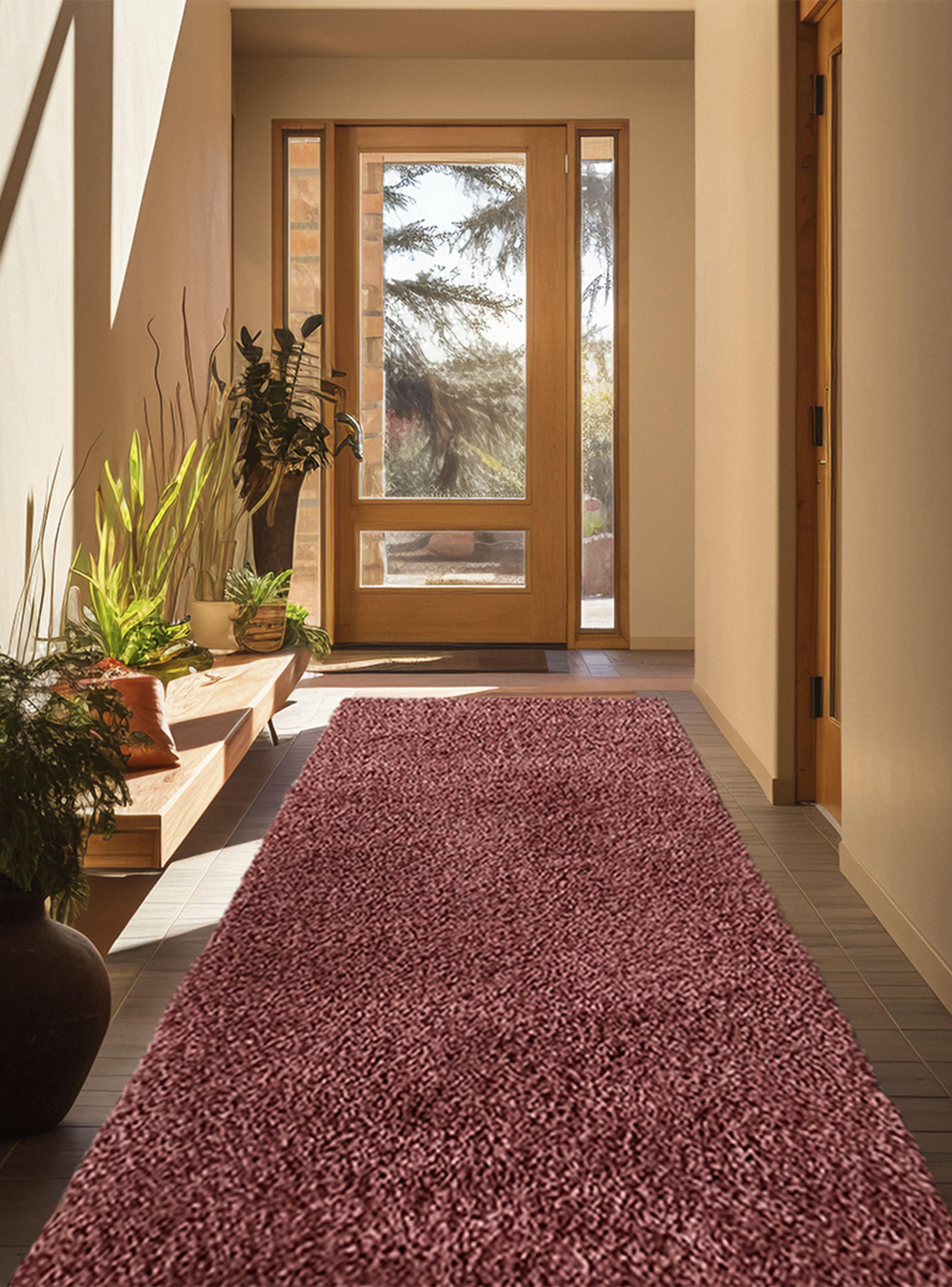 Alfombra Shaggy Lisa 170x230 cm Terracota-2