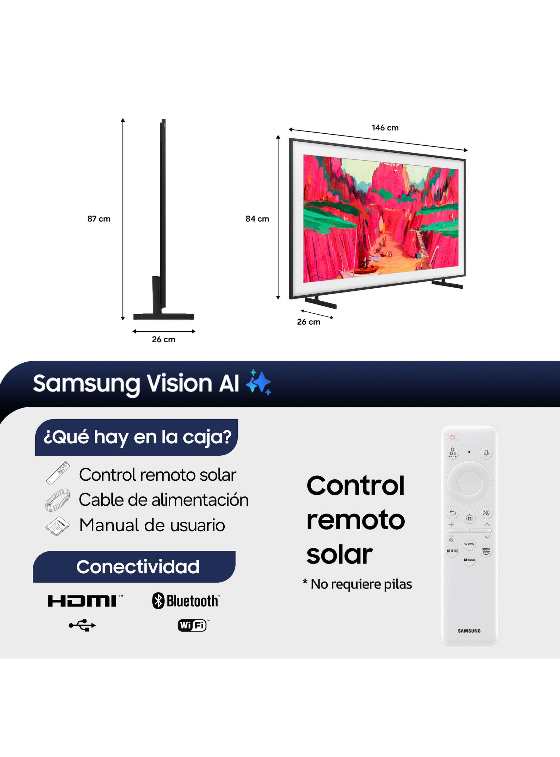 Neo QLED Mini LED Smart TV The Frame Pro 65'' 4K UHD Vision AI LS03F con Marco 2025-1