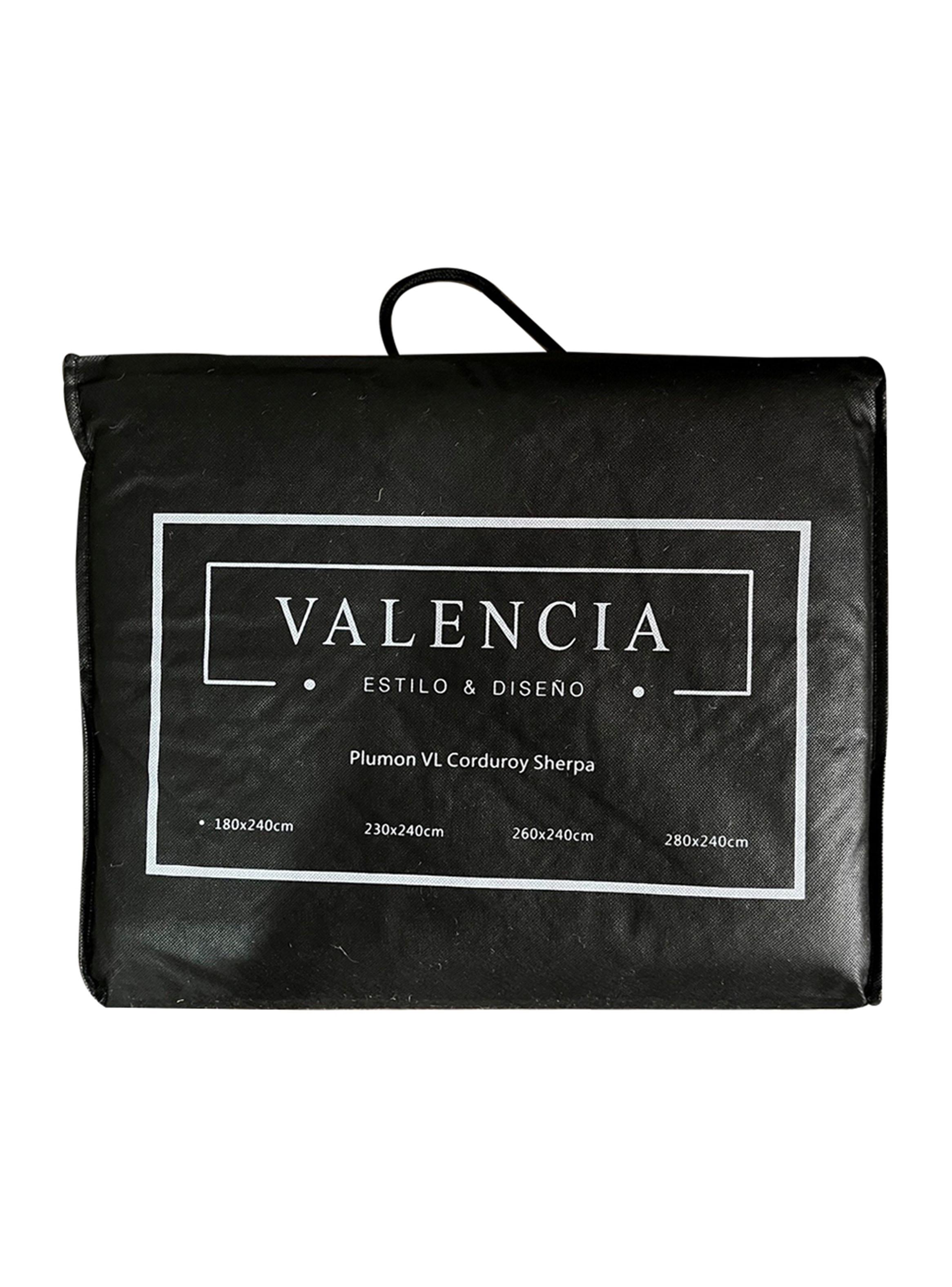 Plumón Vl Corduroy Sherpa 2 Plazas Gris-2