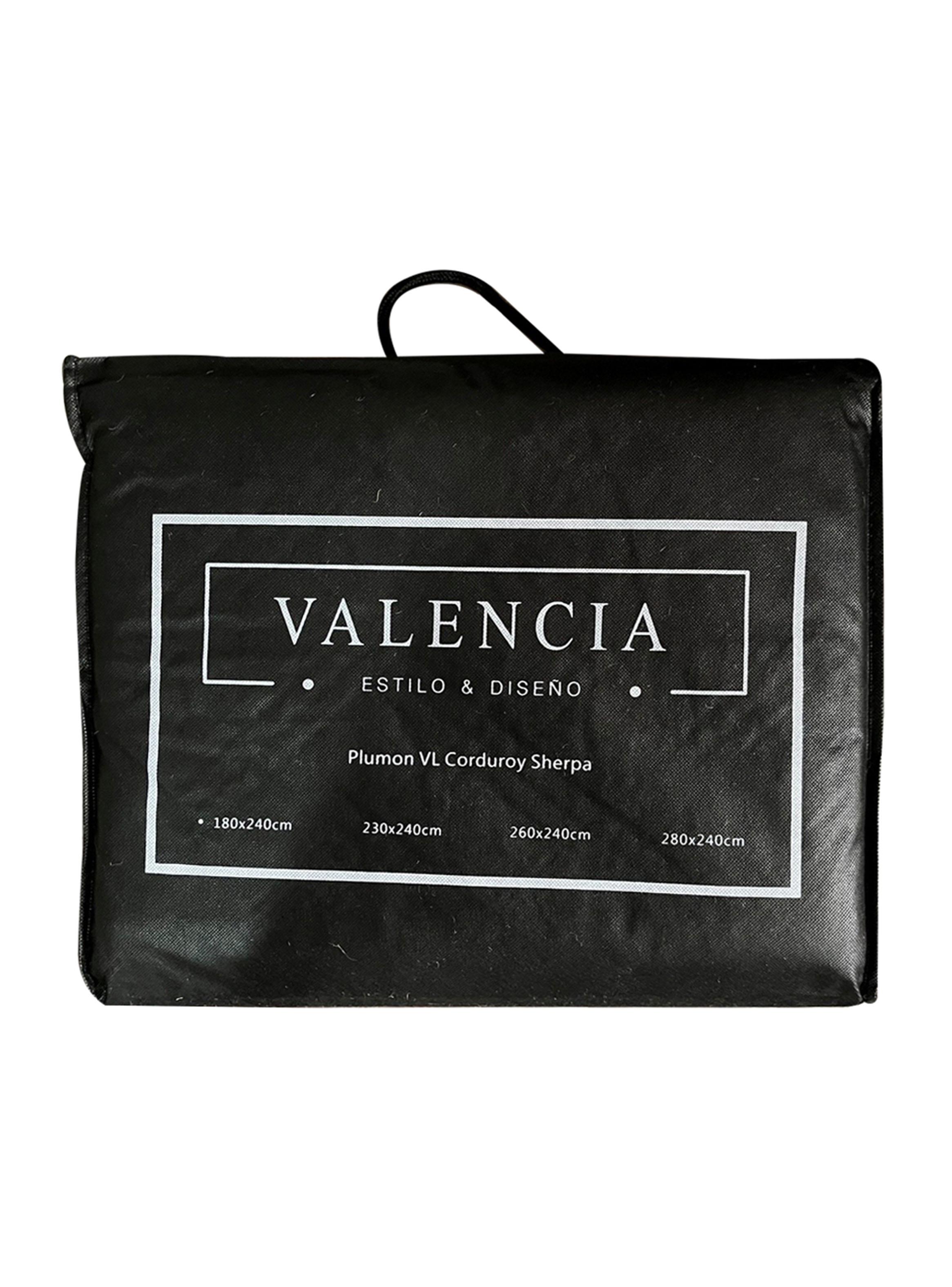 Plumón Vl Corduroy Sherpa 2 Plazas Azul-2