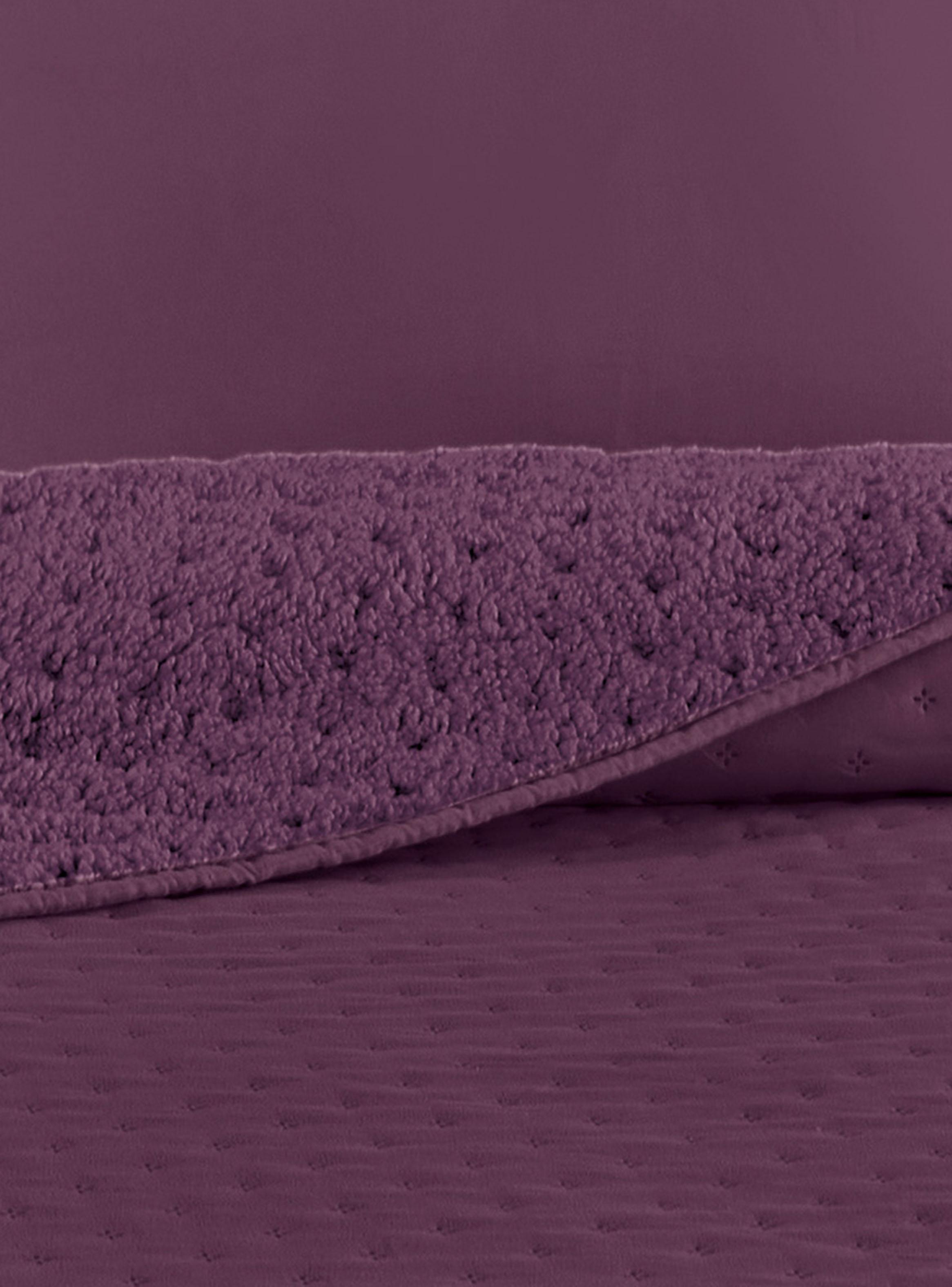 Quilt Sherpa 2 Plazas Roma Burdeo-1