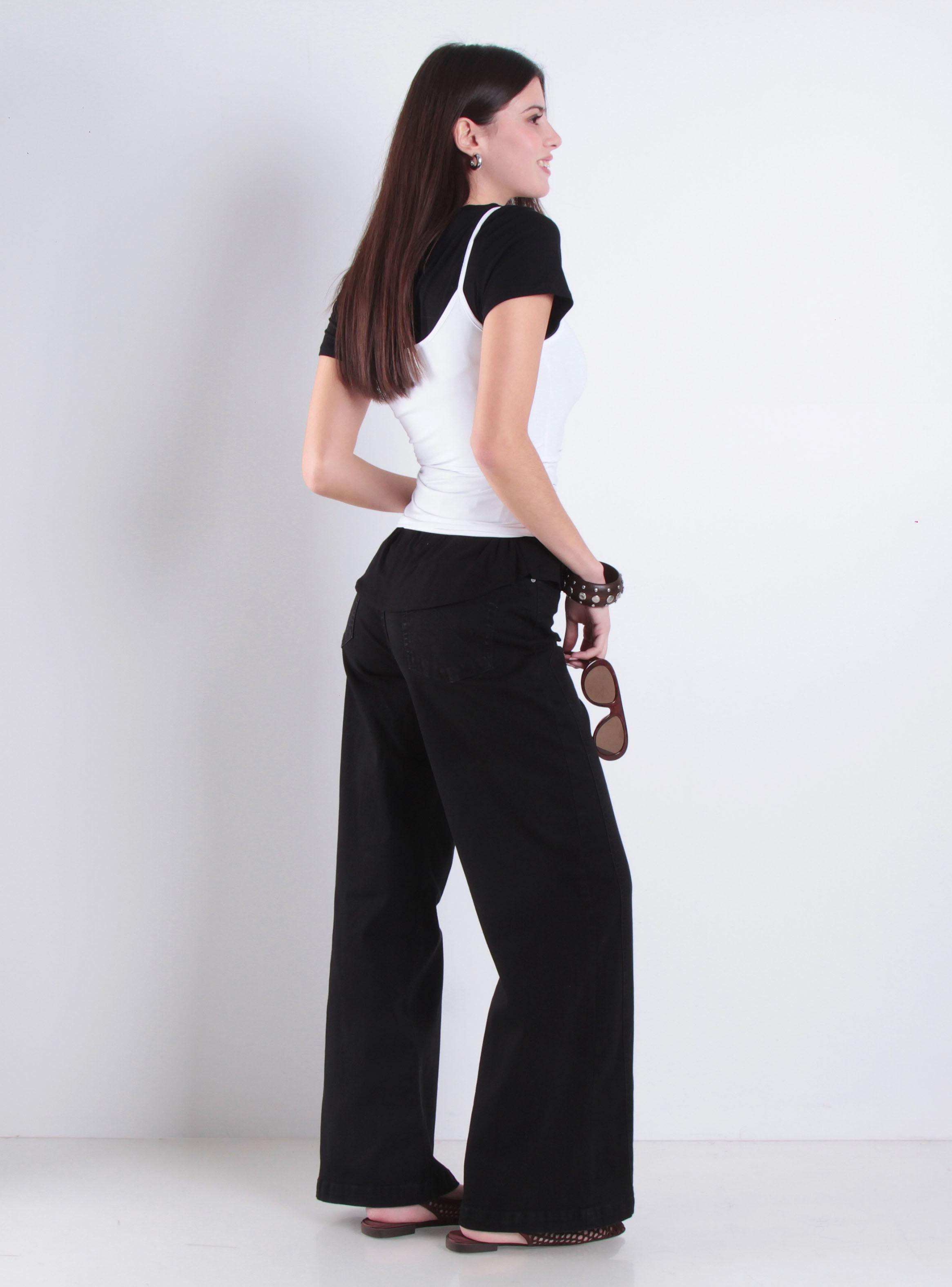 Jeans con Cortes Tiro Alto y Pretina-4