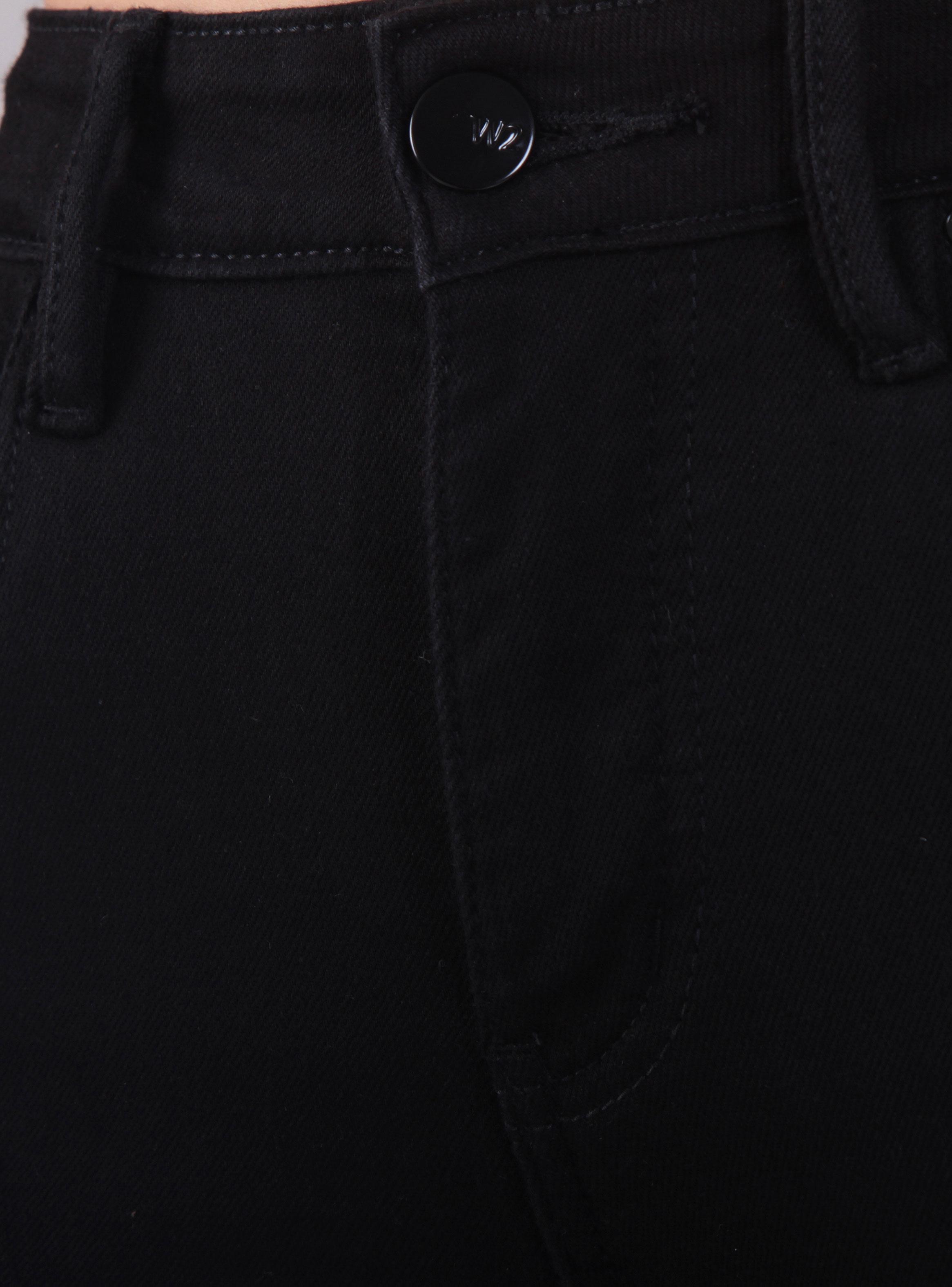 Jeans Recto Tiro Alto Pretina Básica 1 Botón-2