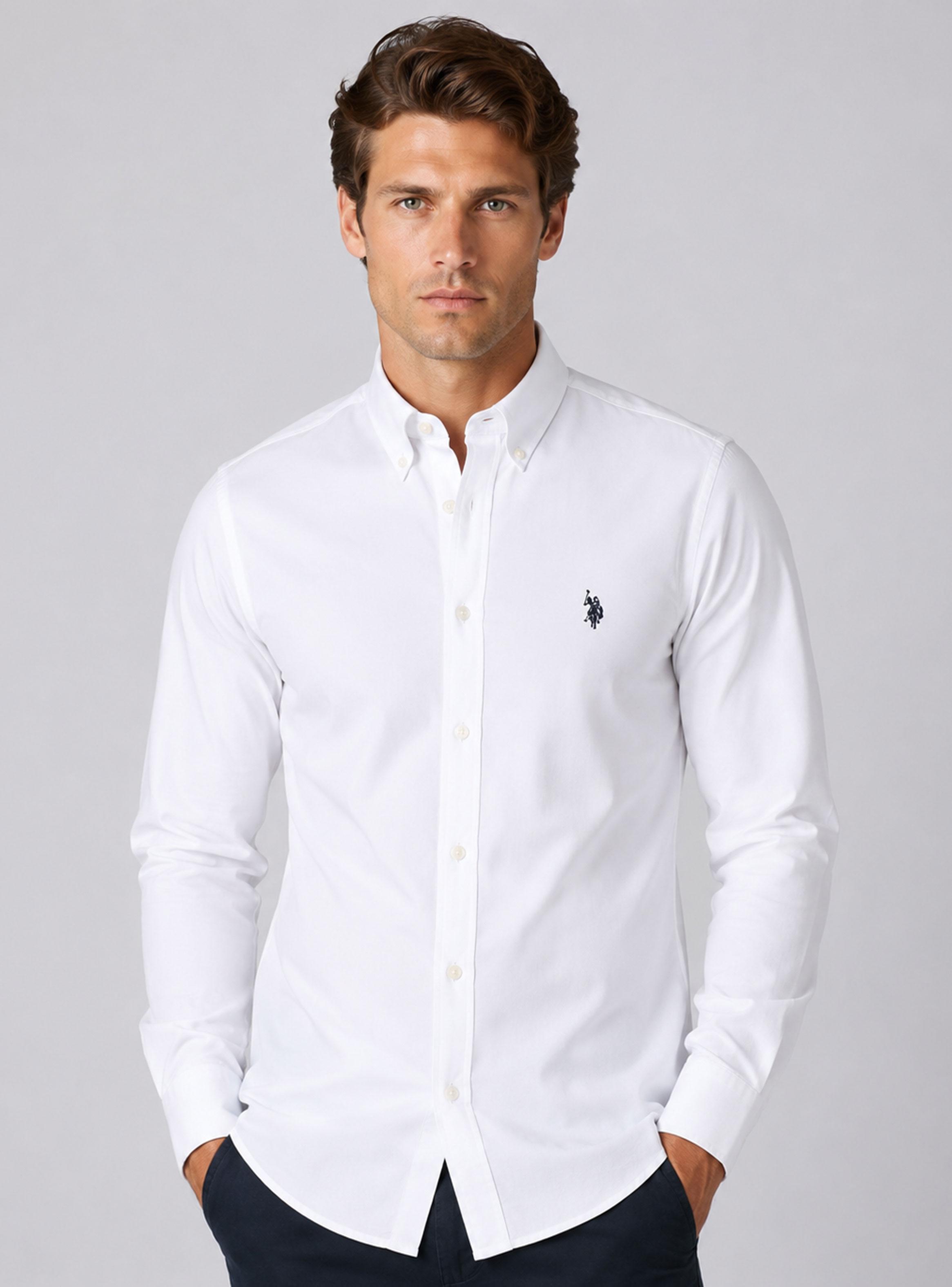 Camisa Manga Larga Casual US Algodón-0