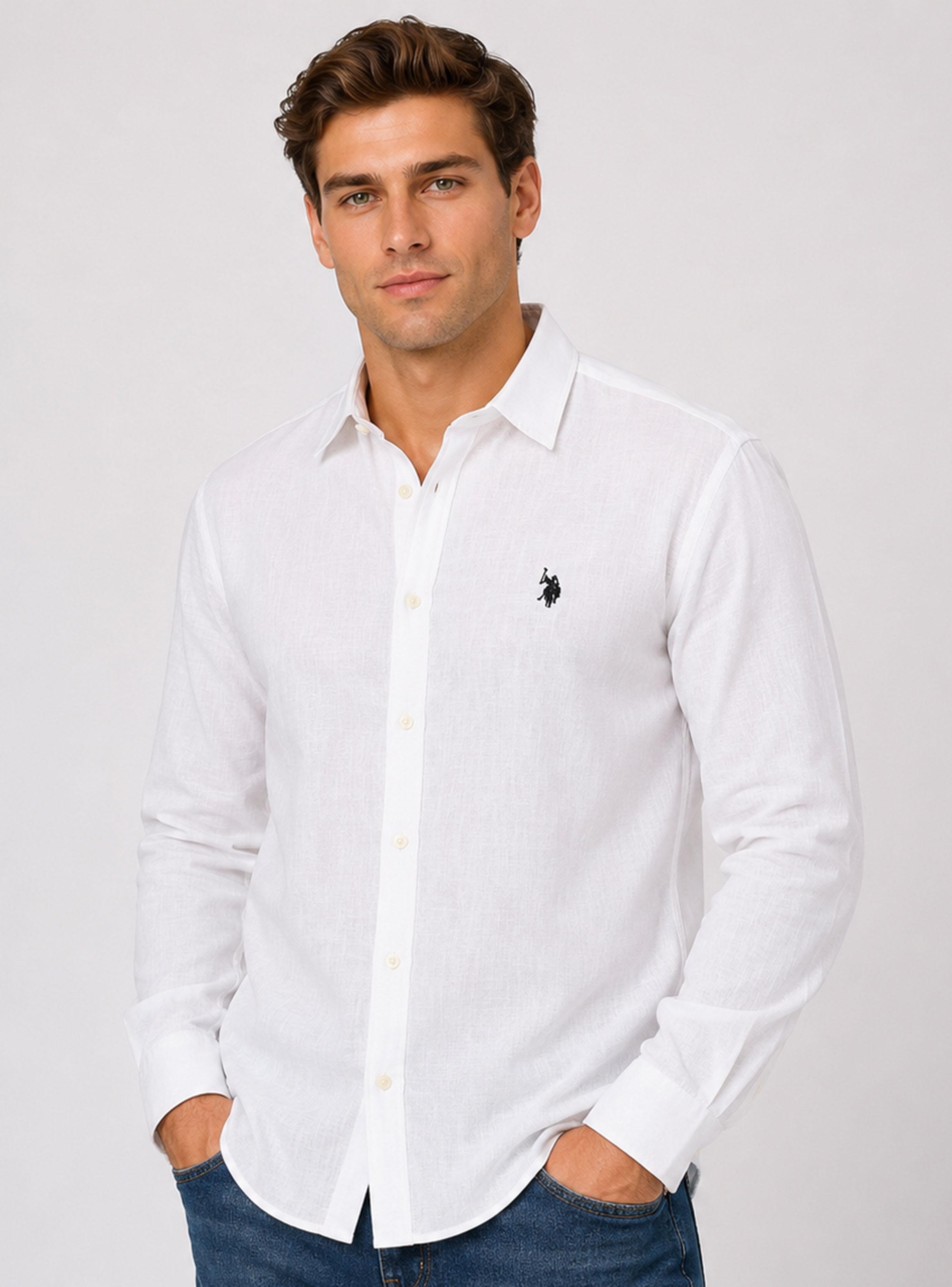 Camisa Manga Larga Casual US Regular-0