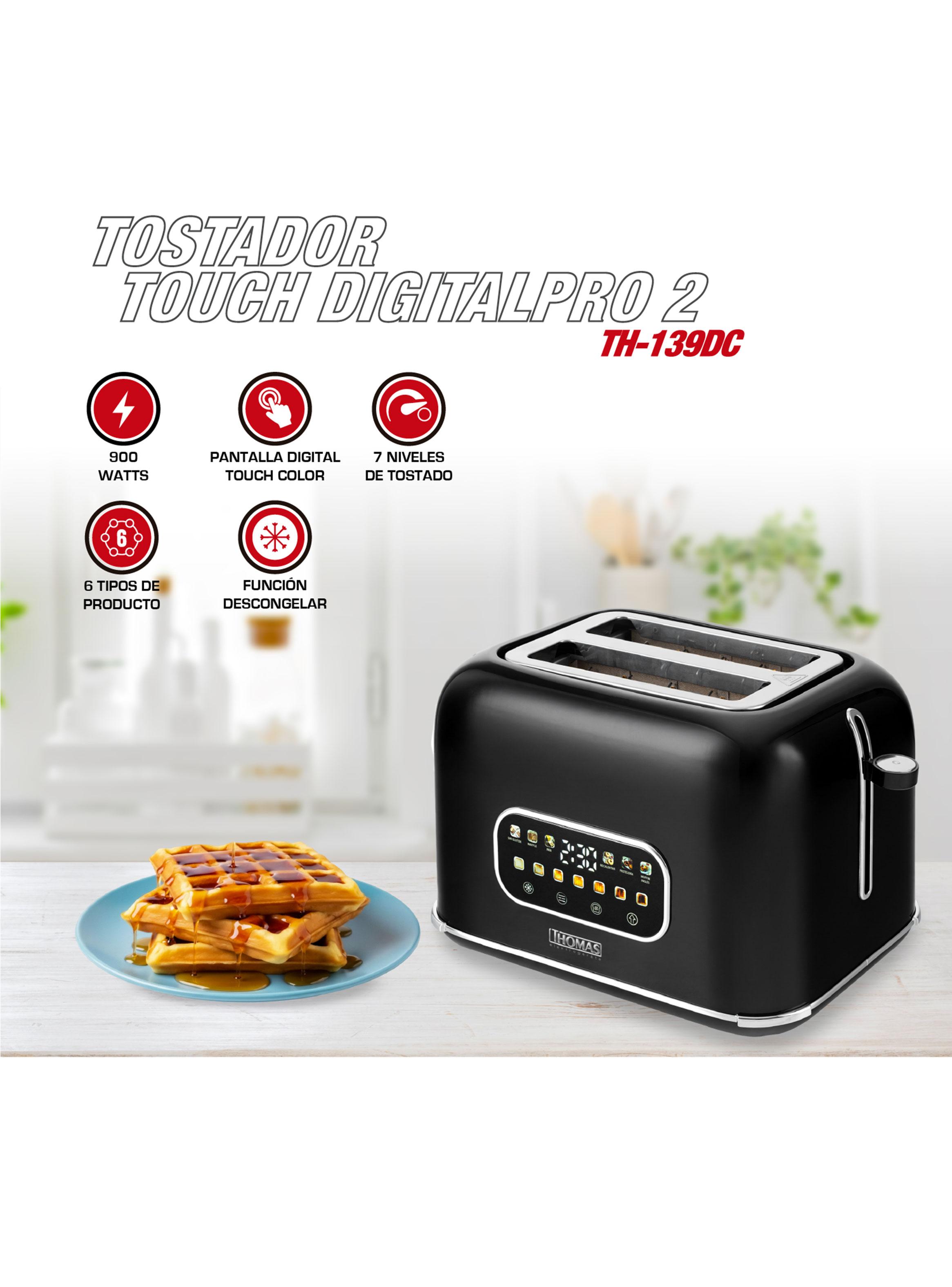 Tostador Eléctrico Touch Digital Pro 2 TH-139DC-3