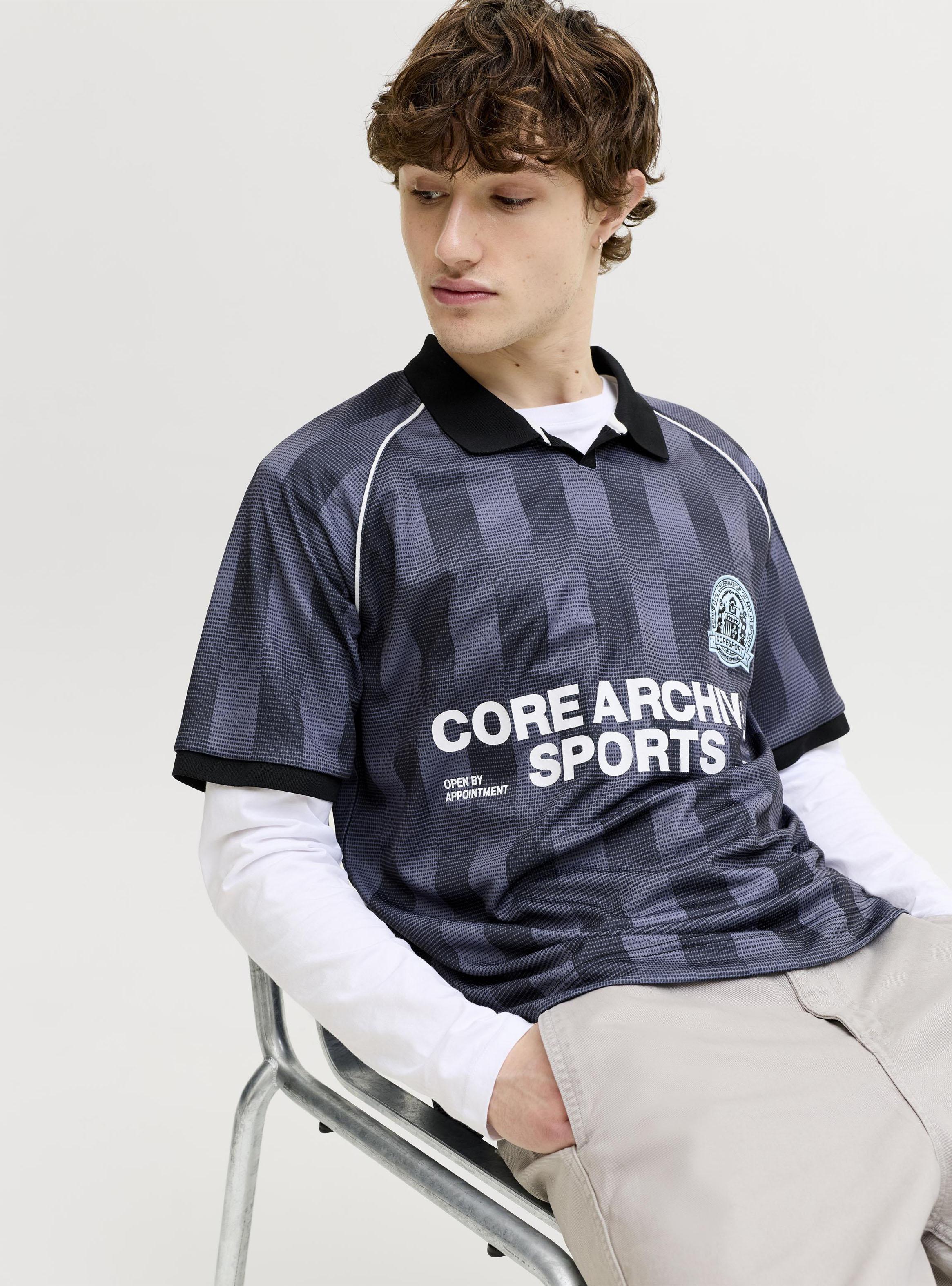 Polera de Football con Cuello Polo-2
