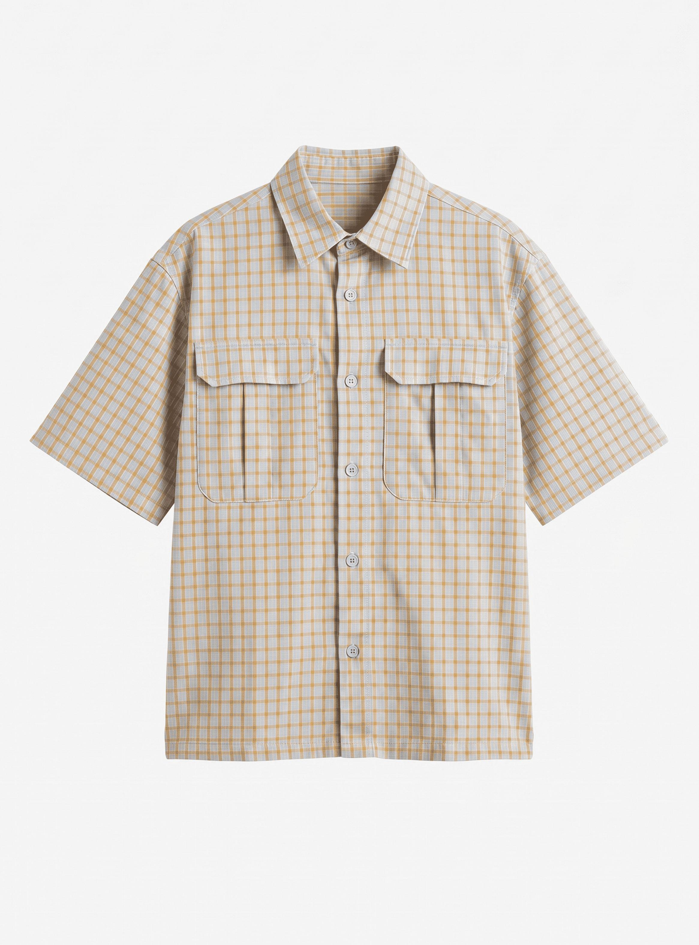 Camisa a Cuadros Manga Corta-2