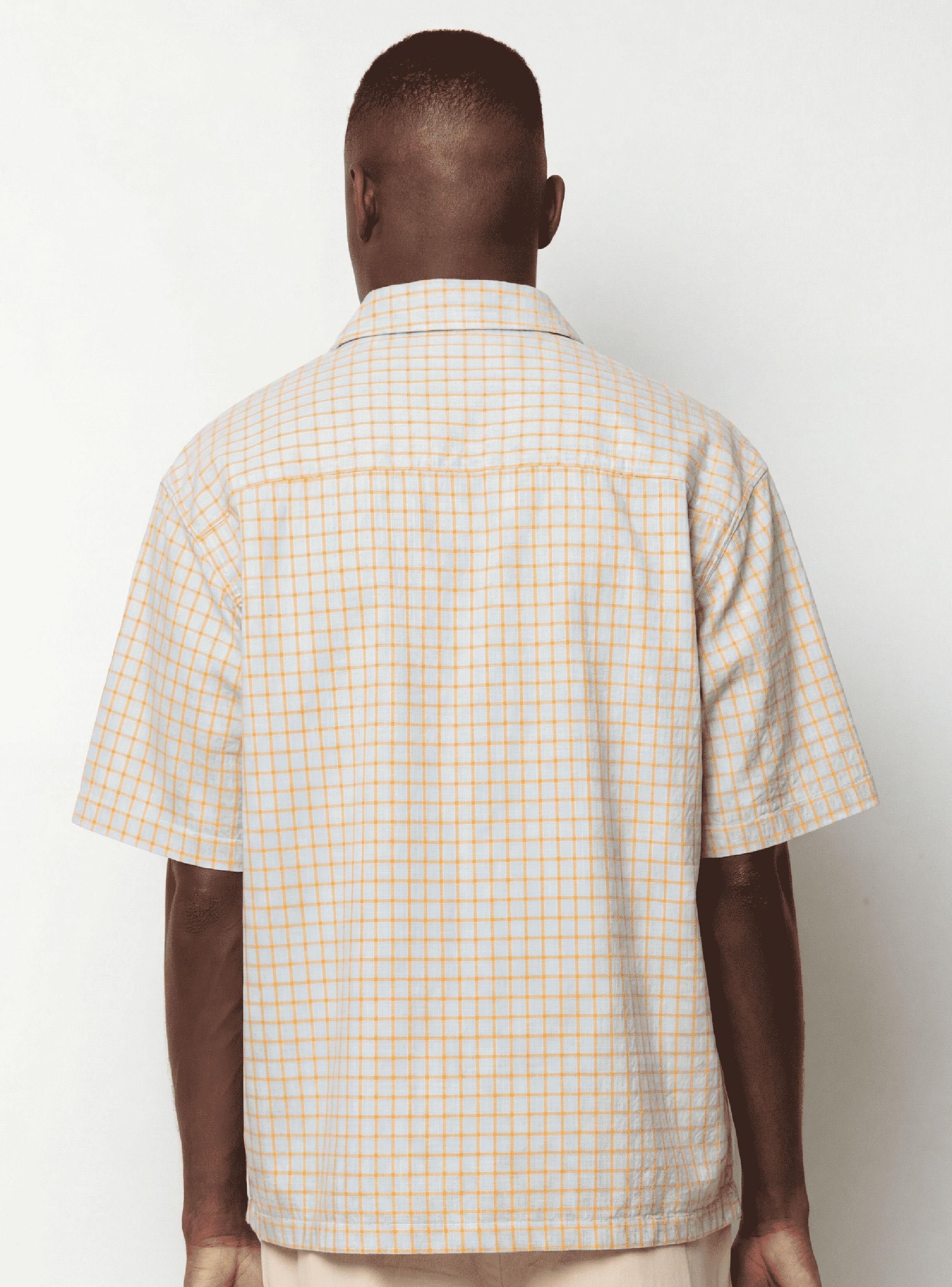 Camisa a Cuadros Manga Corta-1