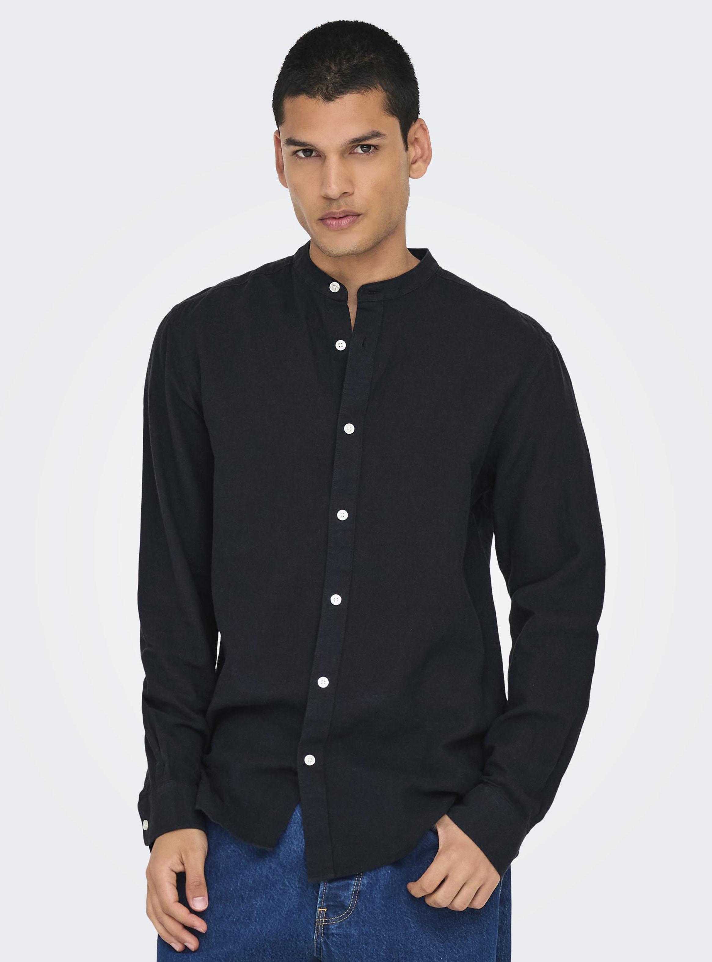 Camisa Caiden Linen Blend-0