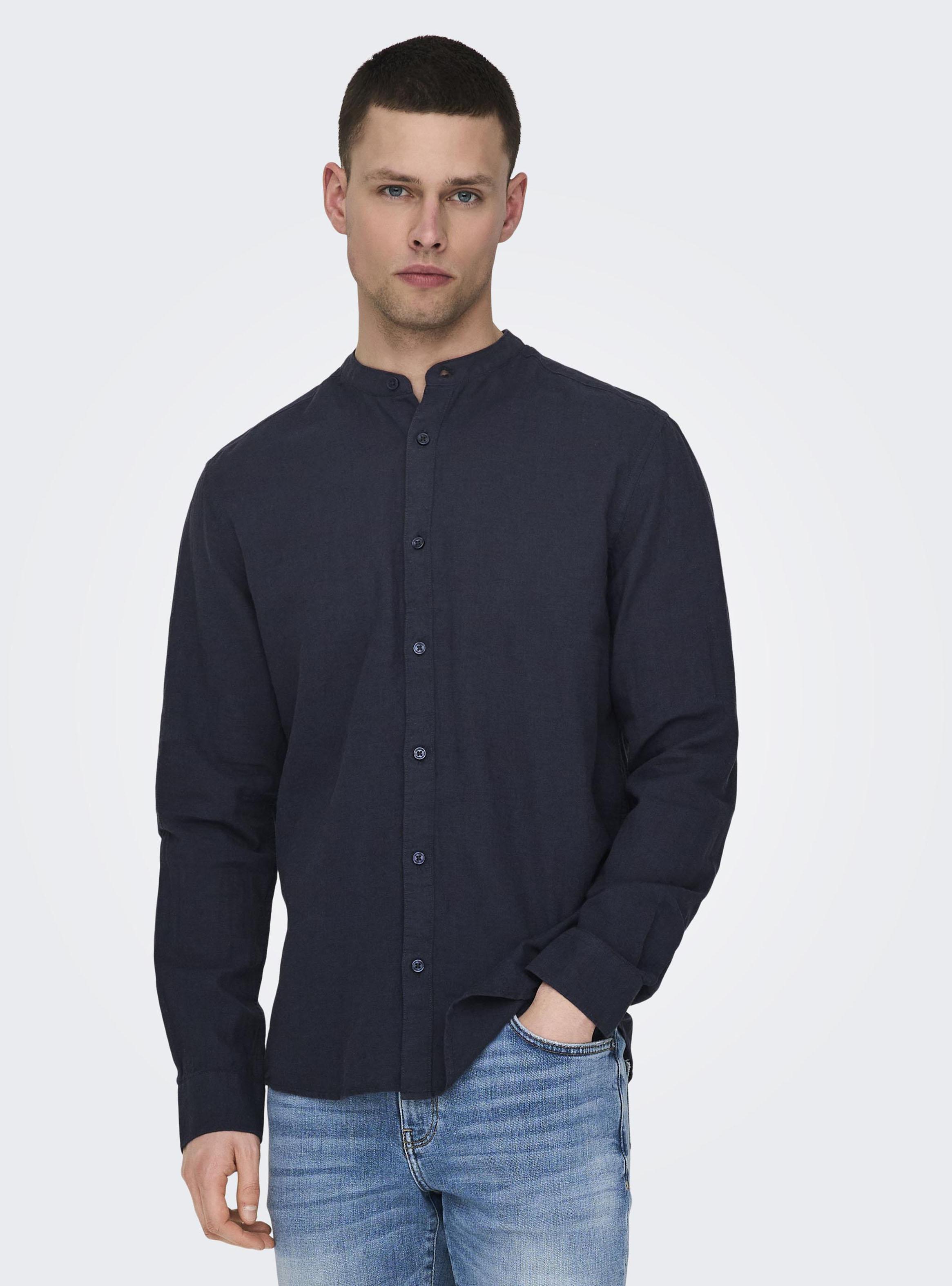Camisa Caiden Linen Blend-0