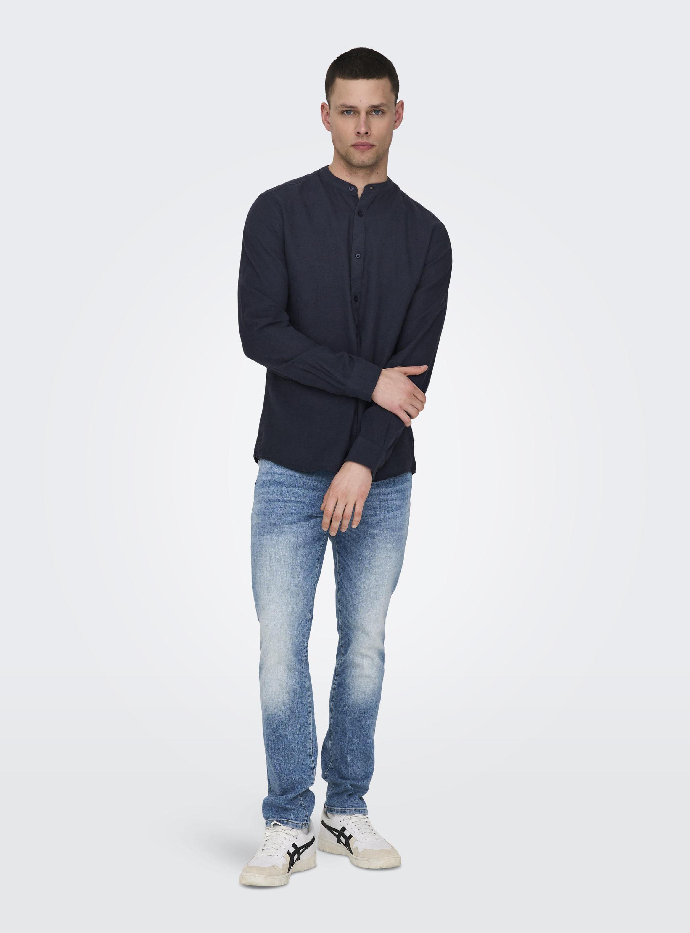 Camisa Caiden Linen Blend-3