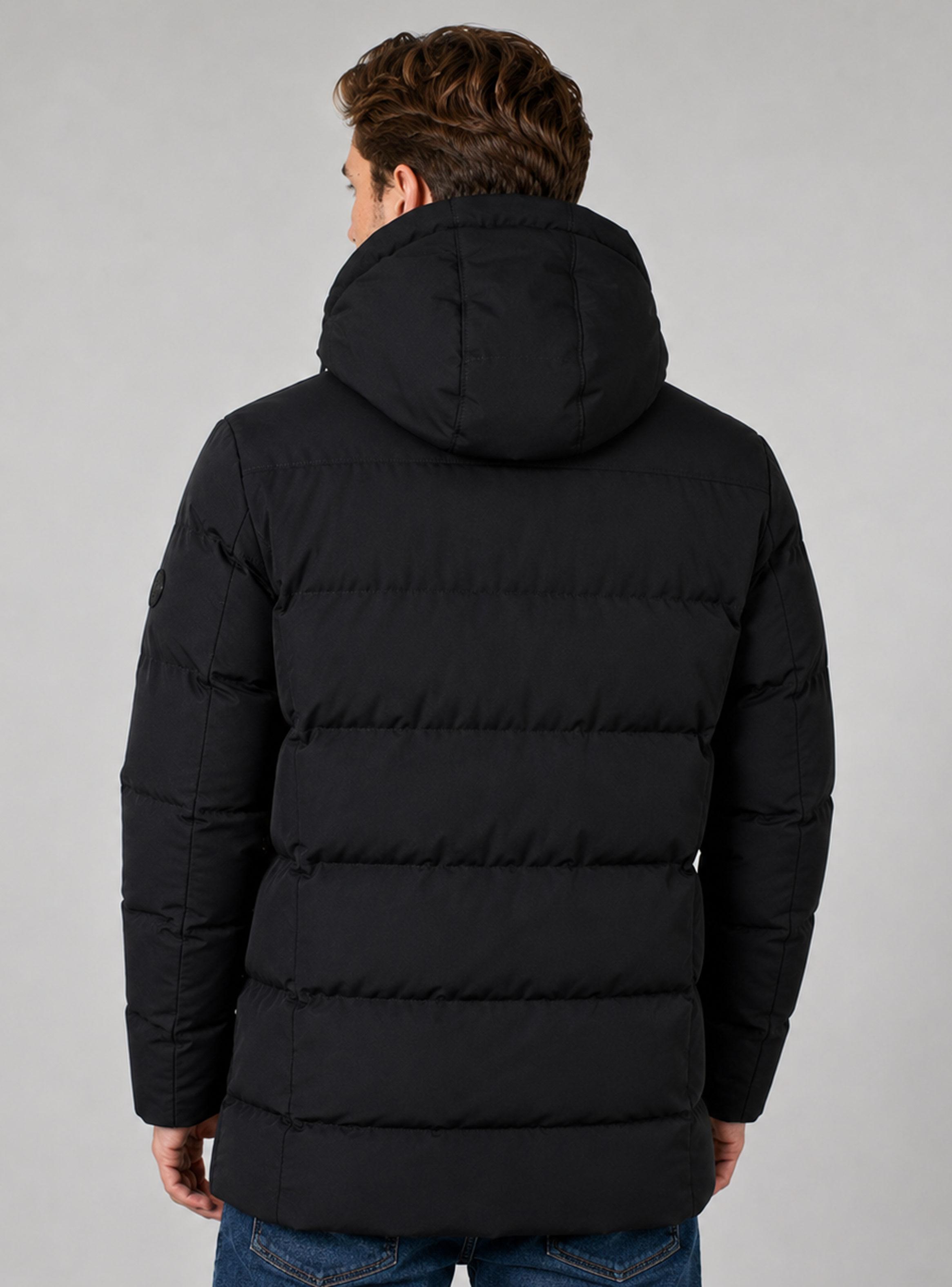 Parka Casual con Gorro-1