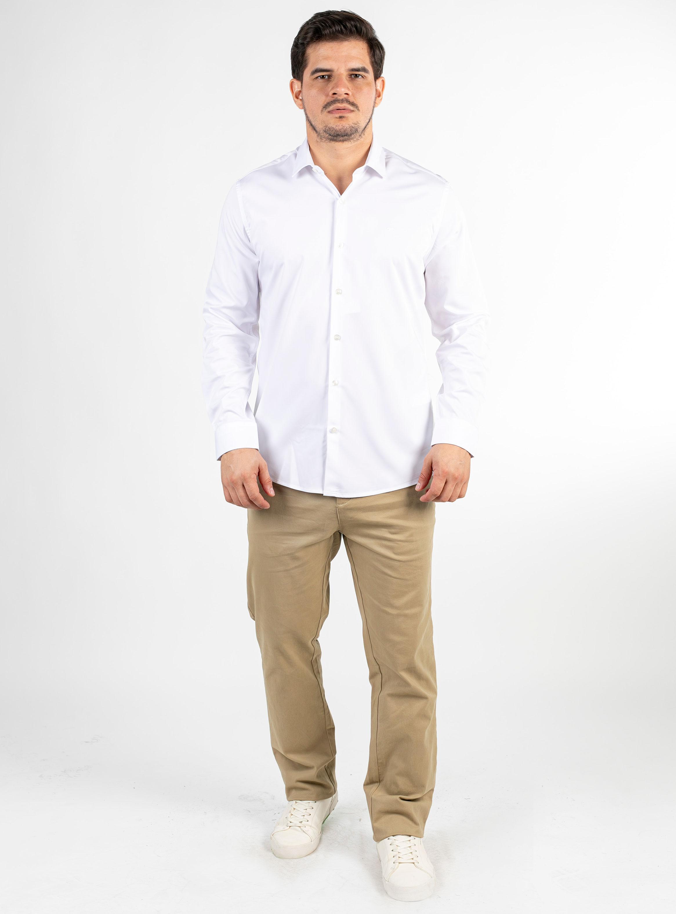 Camisa Casual Manga Larga-4