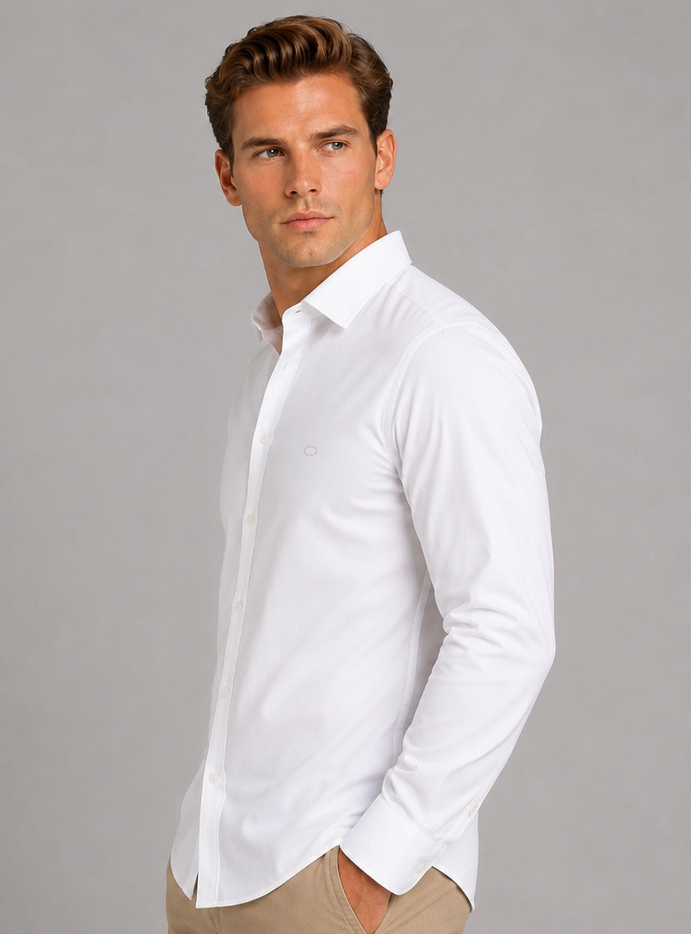 Camisa Casual Manga Larga-2