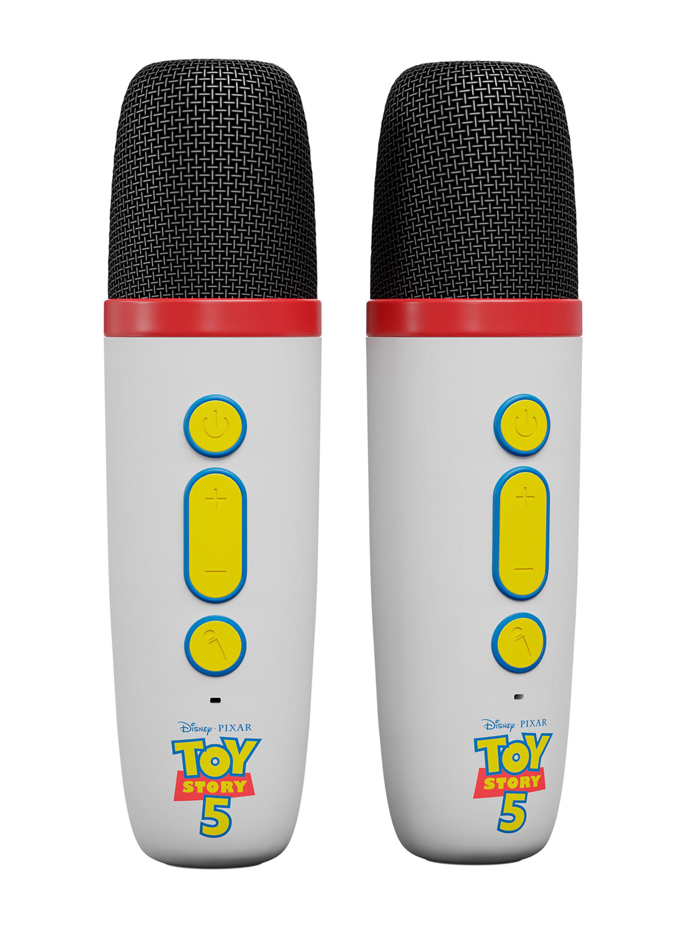 Parlante Bluetooth Mini Karaoke Toy Story + 2 Micrófonos-2