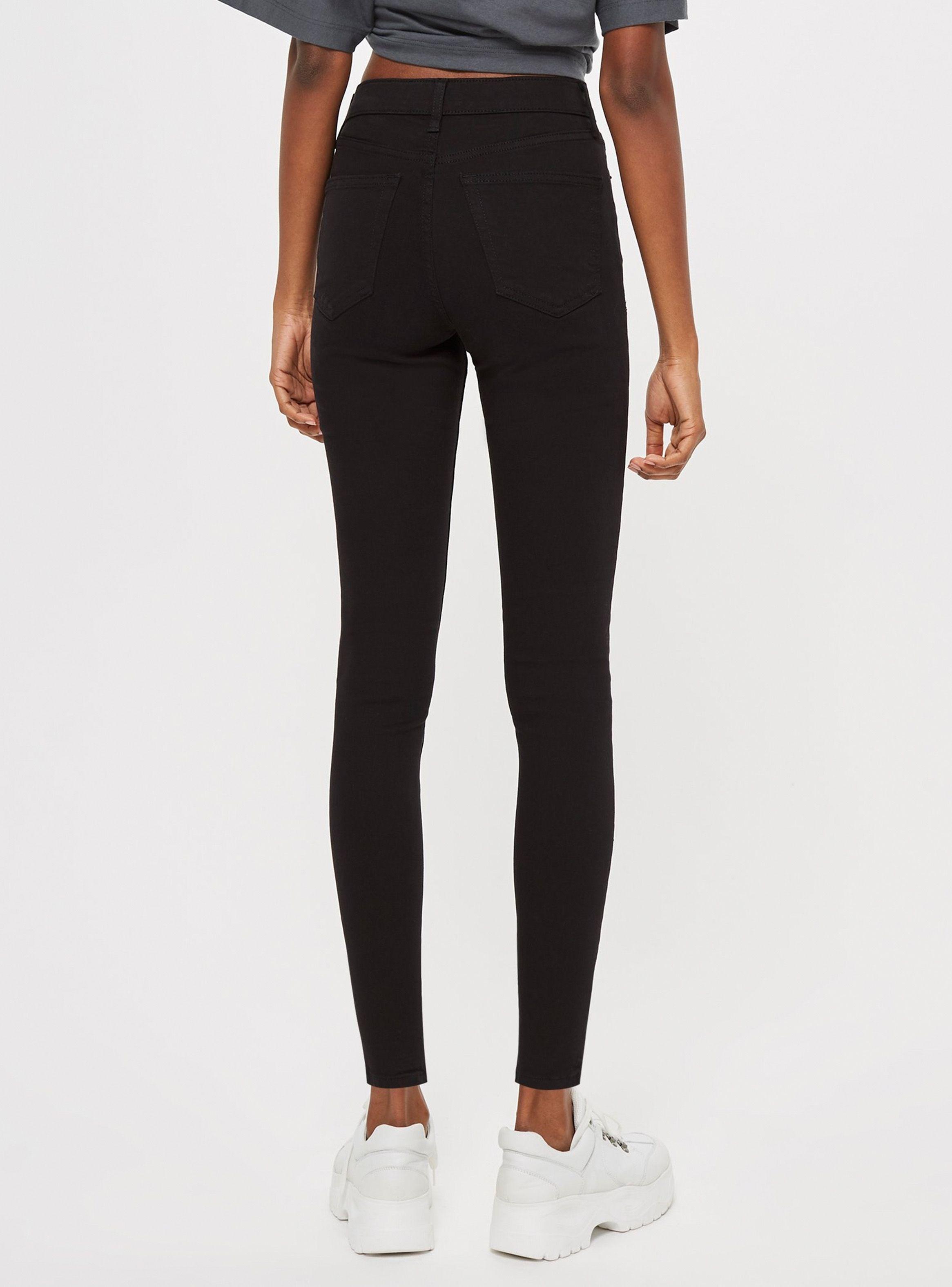 Jeans Jamie Black Largo 30 Topshop-1