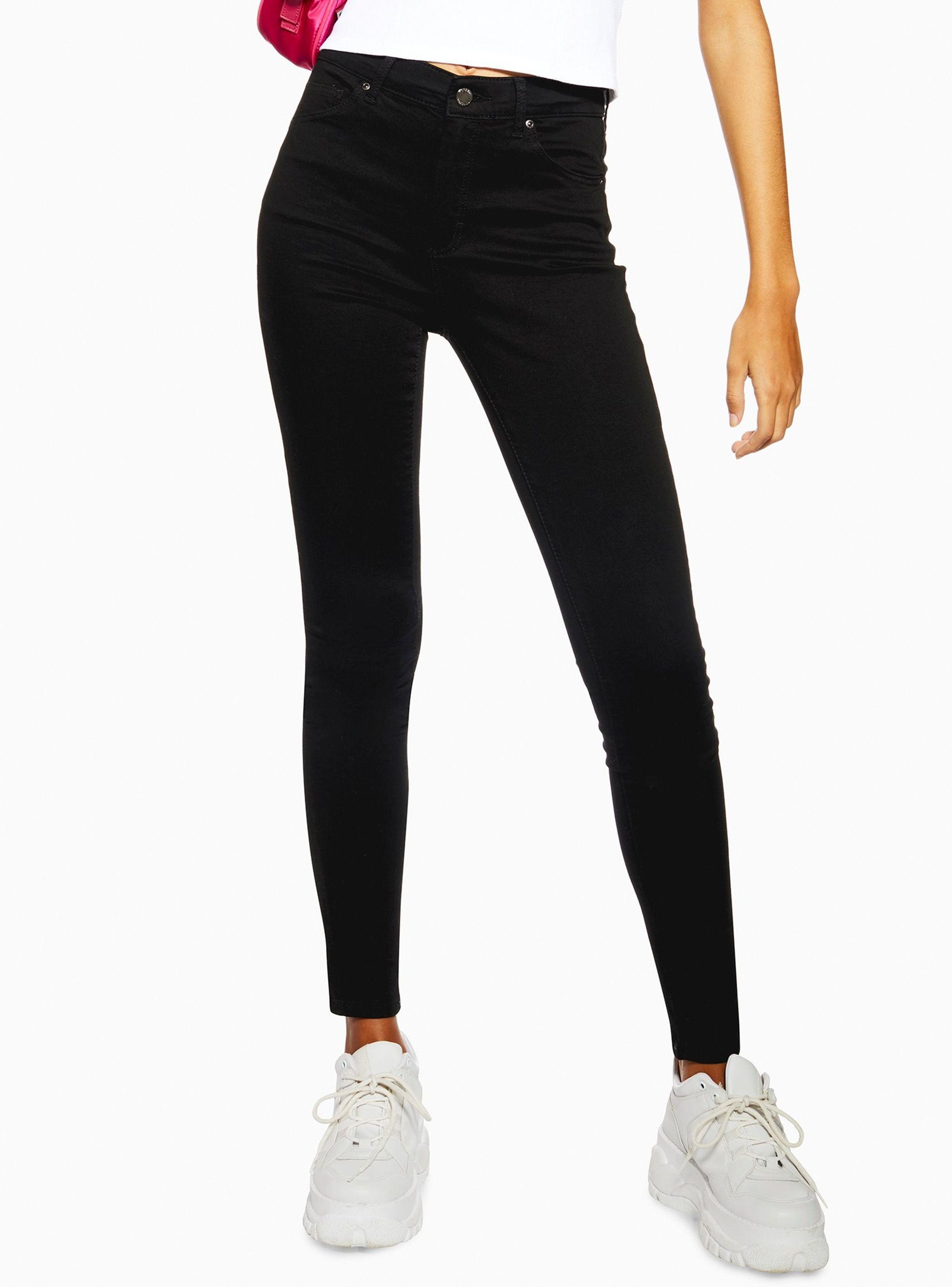 Jeans Leigh Black Largo 32 Topshop-0