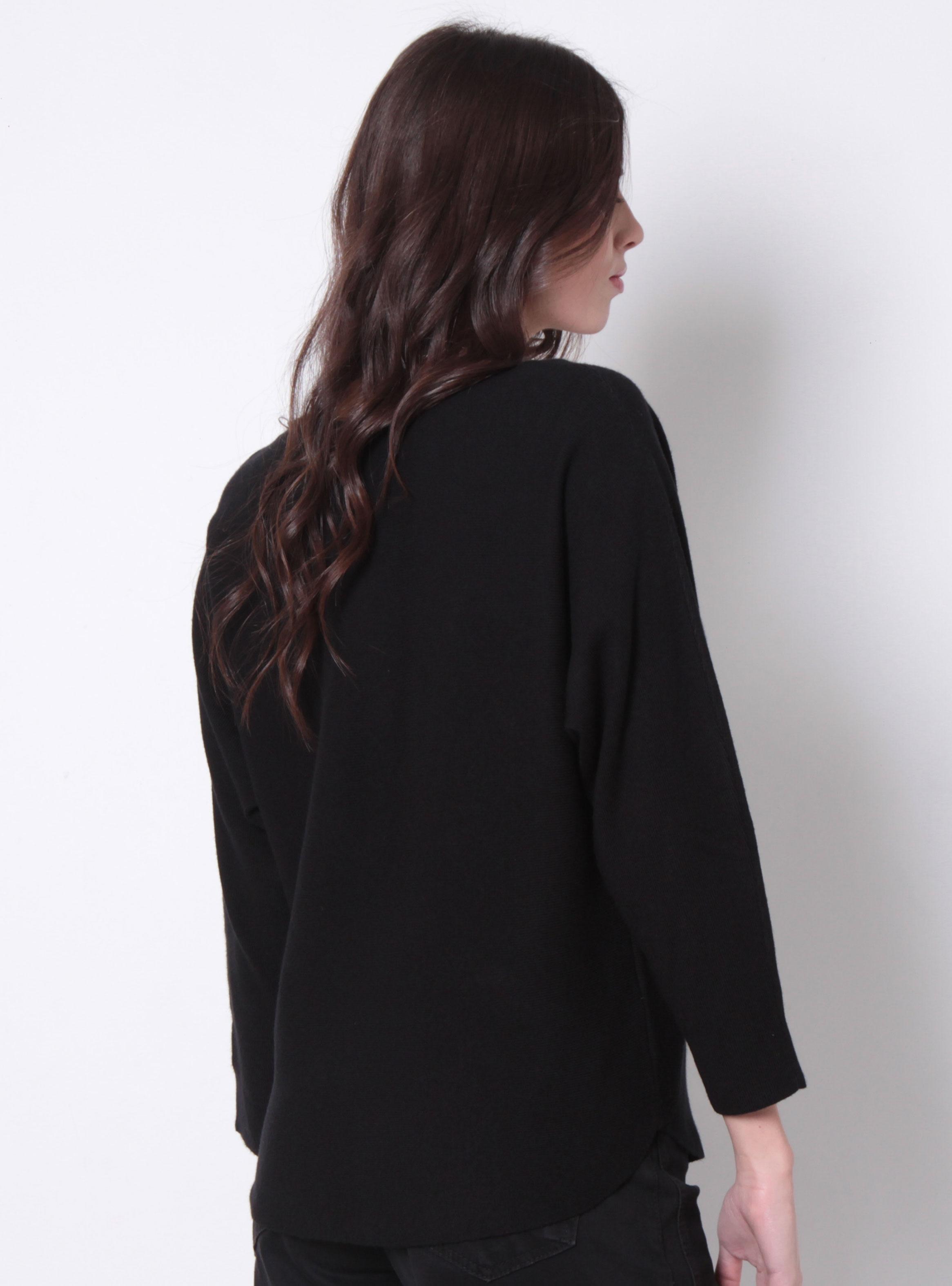 Sweater Manga Tres Cuartos y Escote Redondo-1