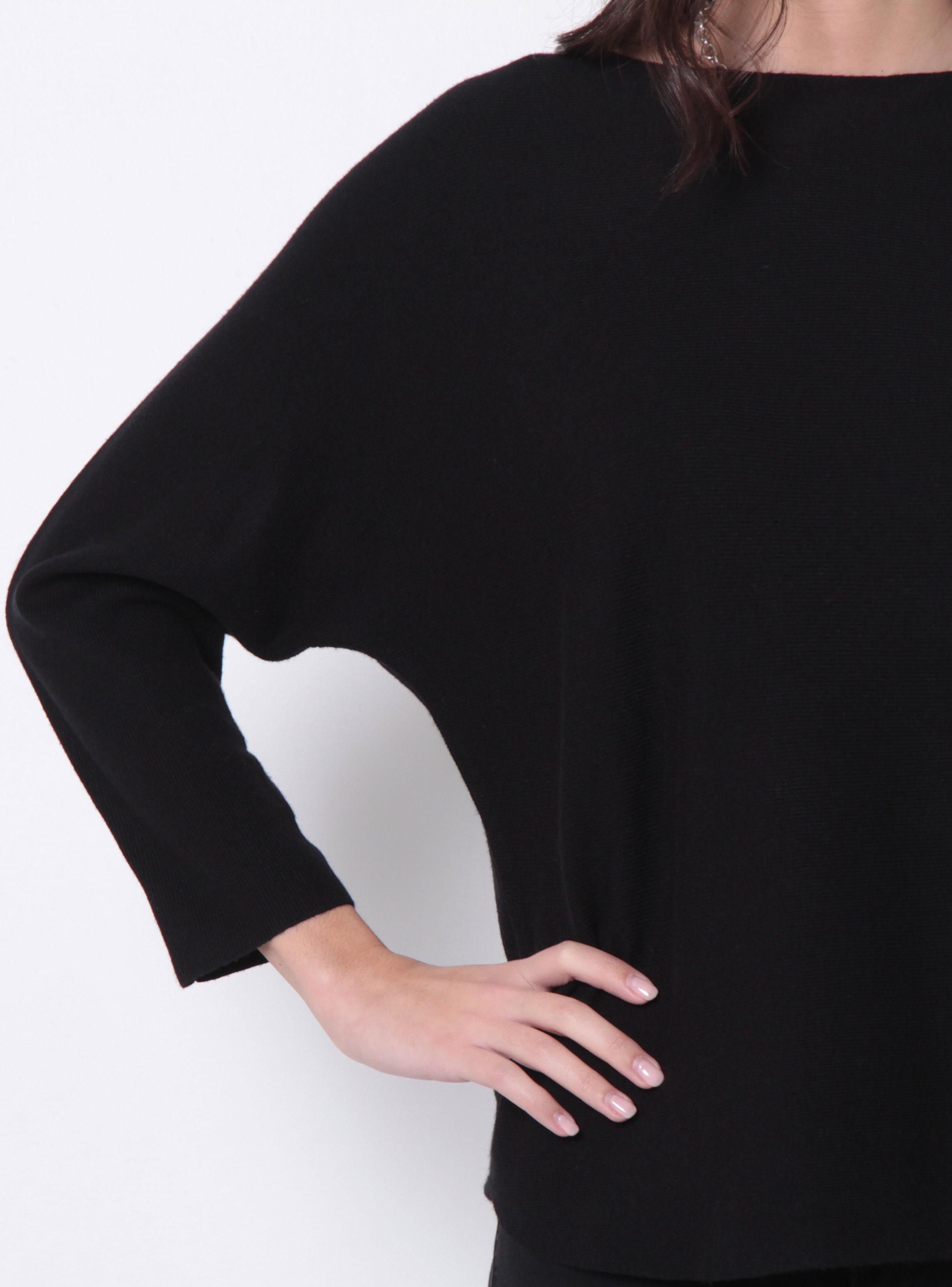 Sweater Manga Tres Cuartos y Escote Redondo-2