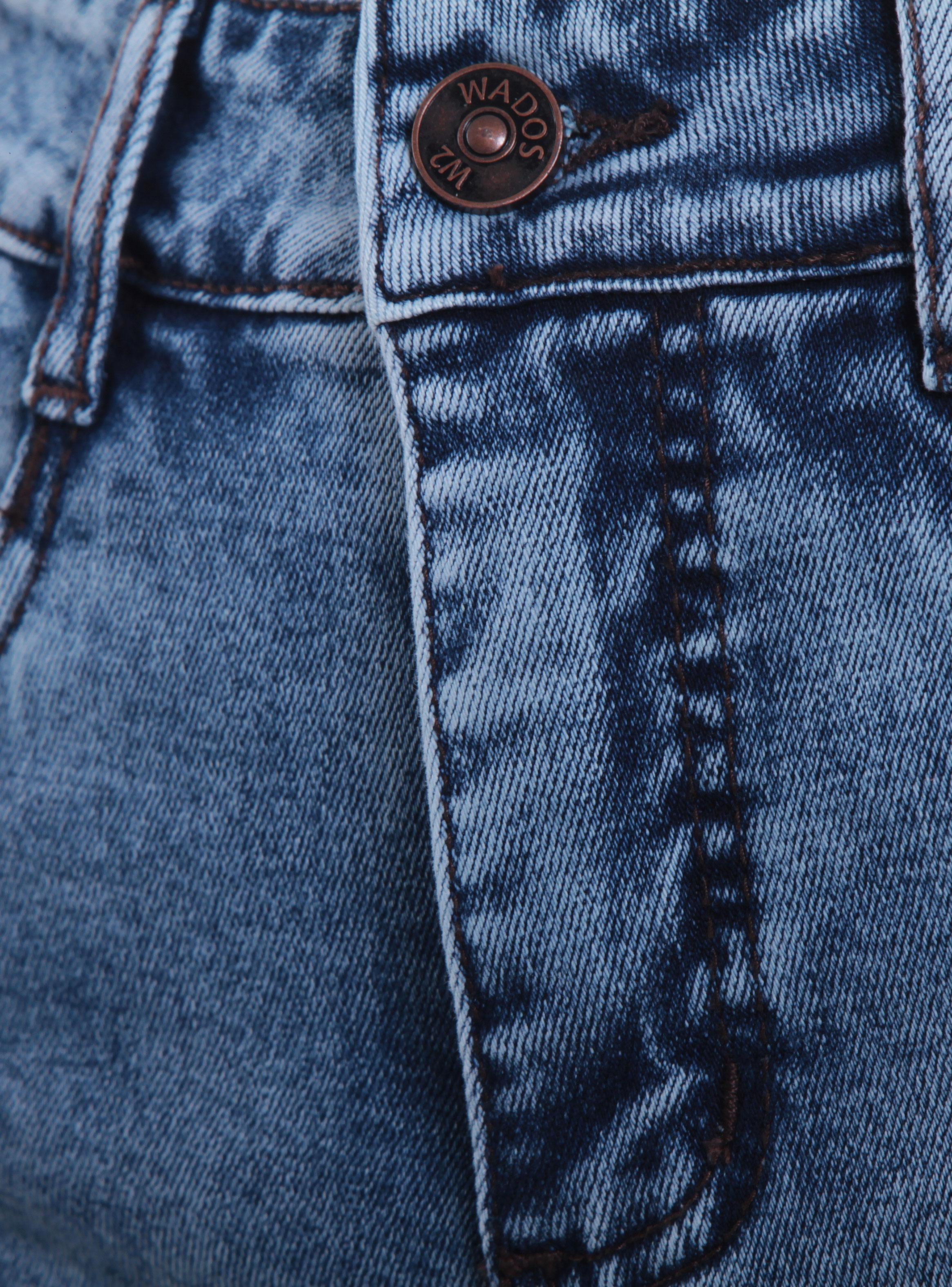 Jeans Wide Leg Tiro Alto Pretina J959-2