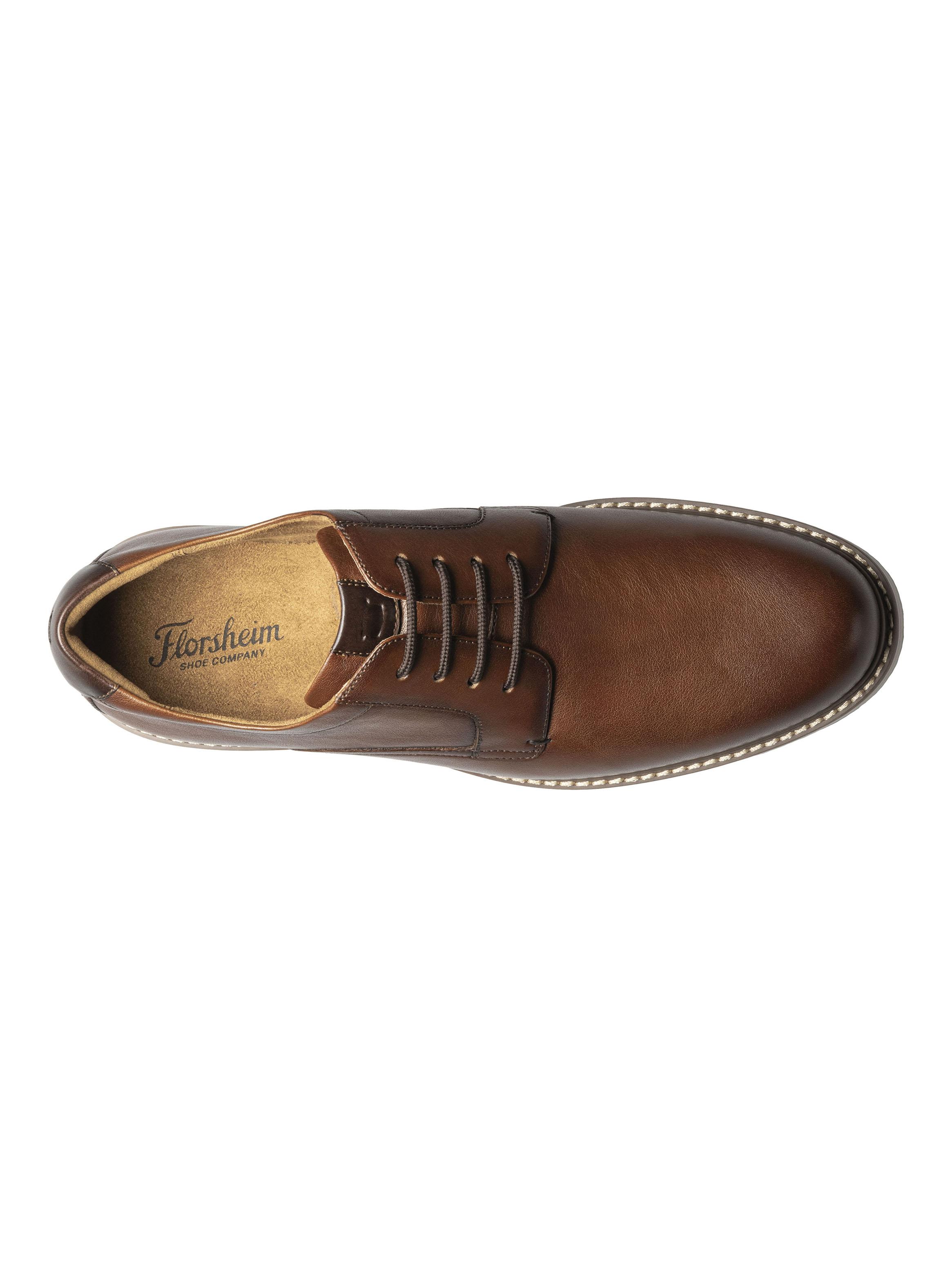 Zapato Fomal Cuero Cognac Norwalk Plain Oxford Hombre-4