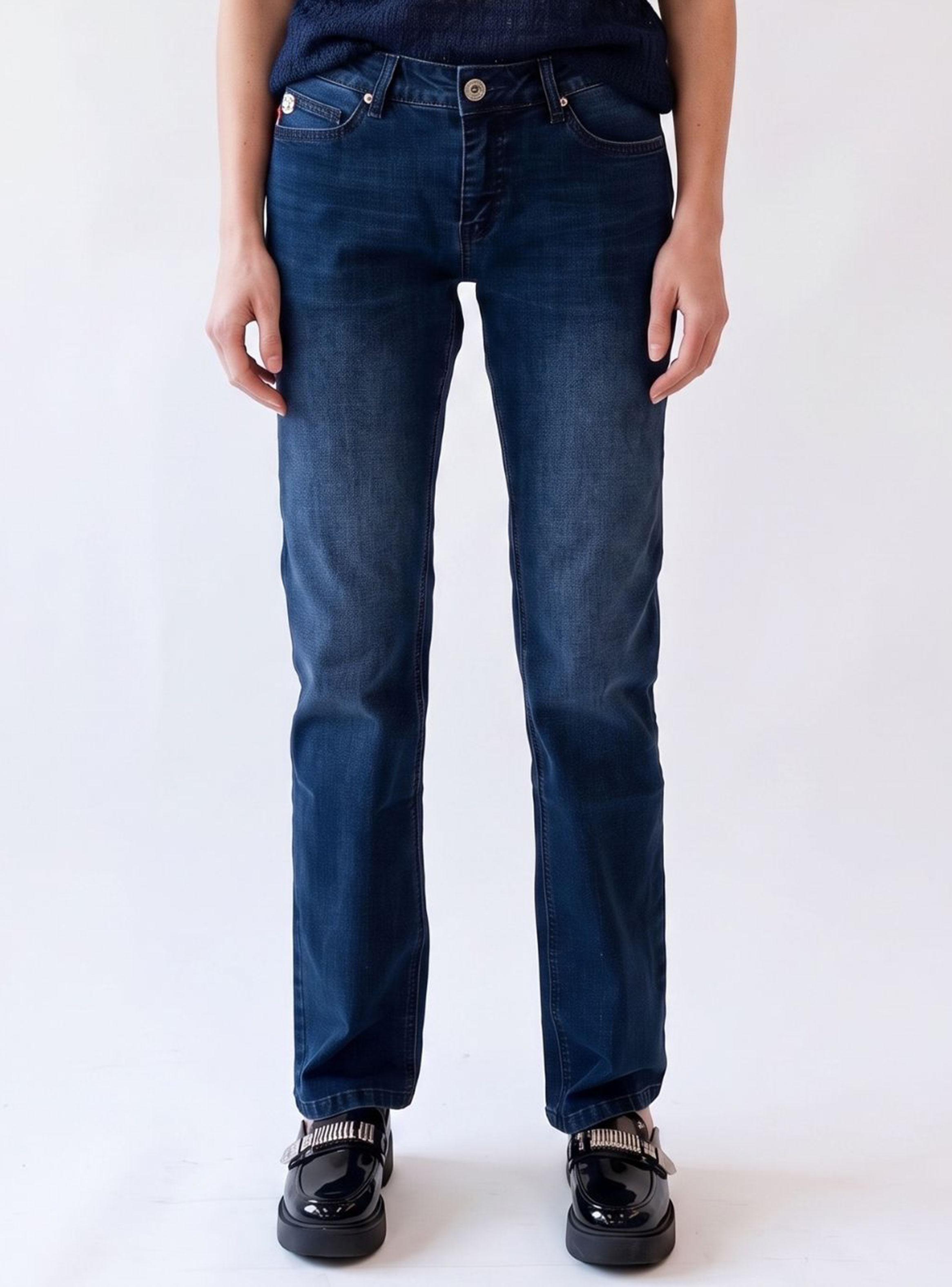 Jeans Janice Bp Tiro Bajo Dark Blue Bordado-0