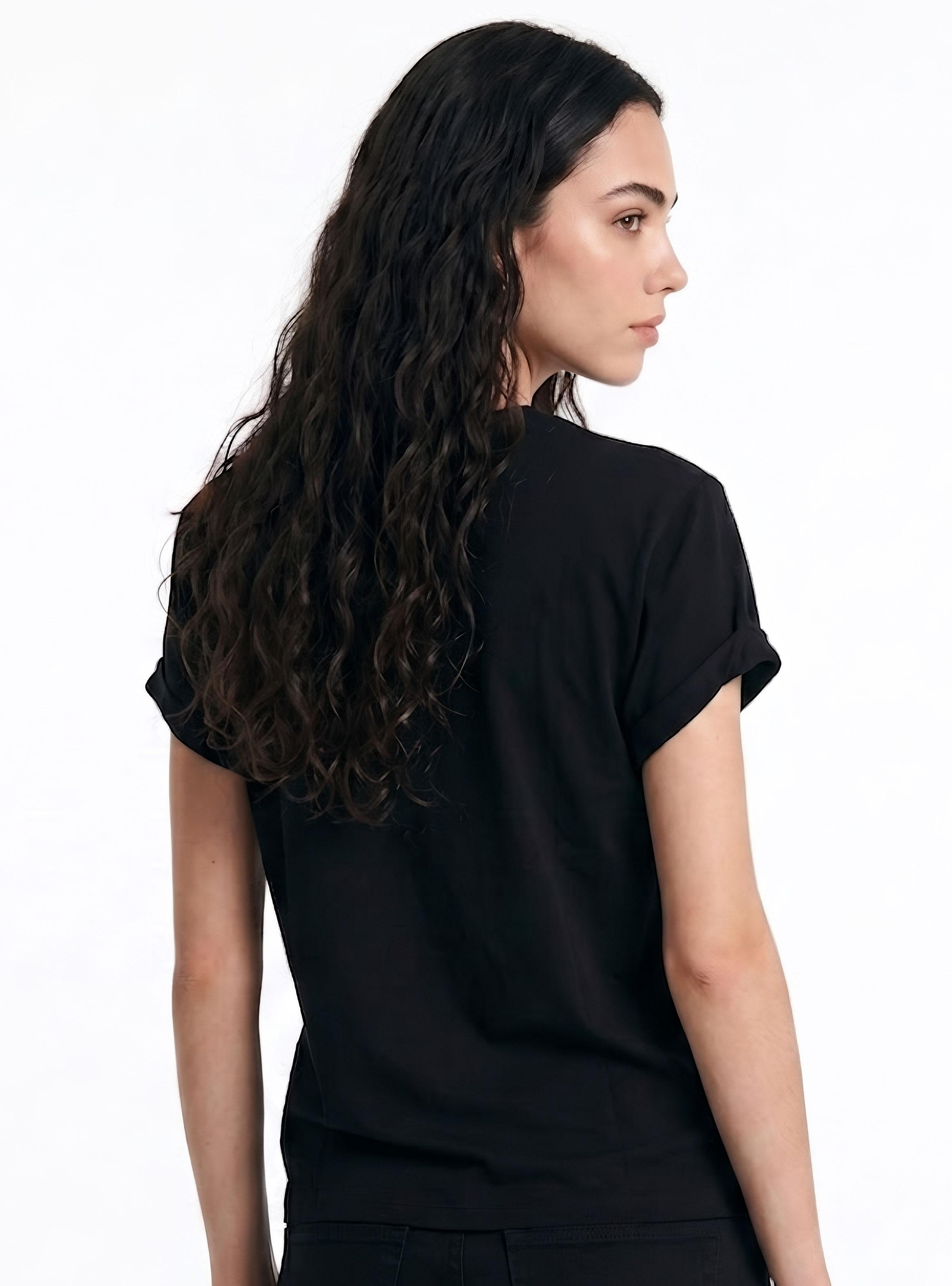 Polera Round Neck Royal Viscosa-1