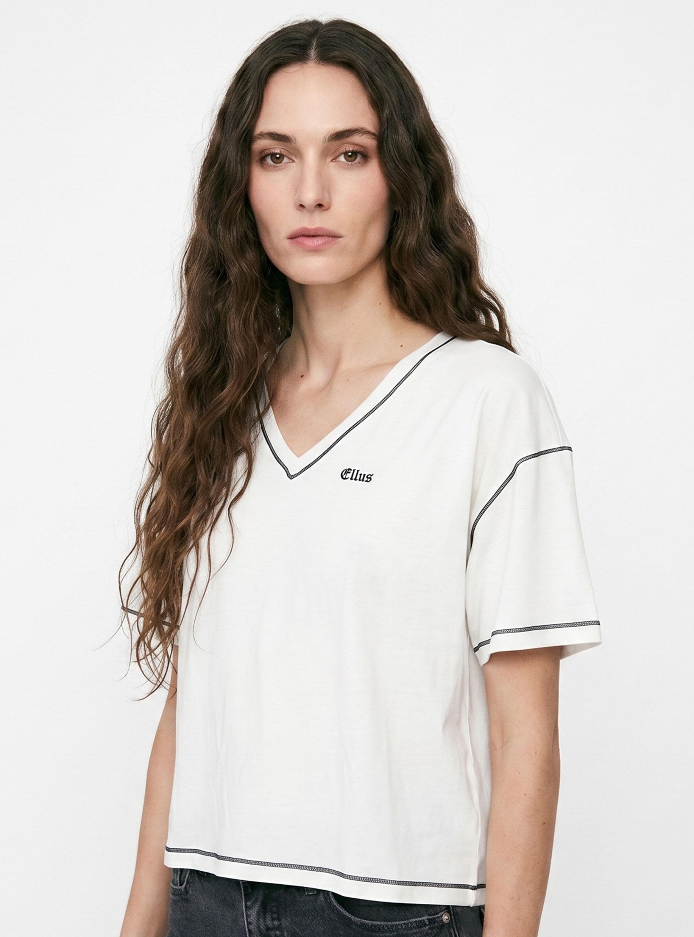 Polera V Neck Viscosa-2