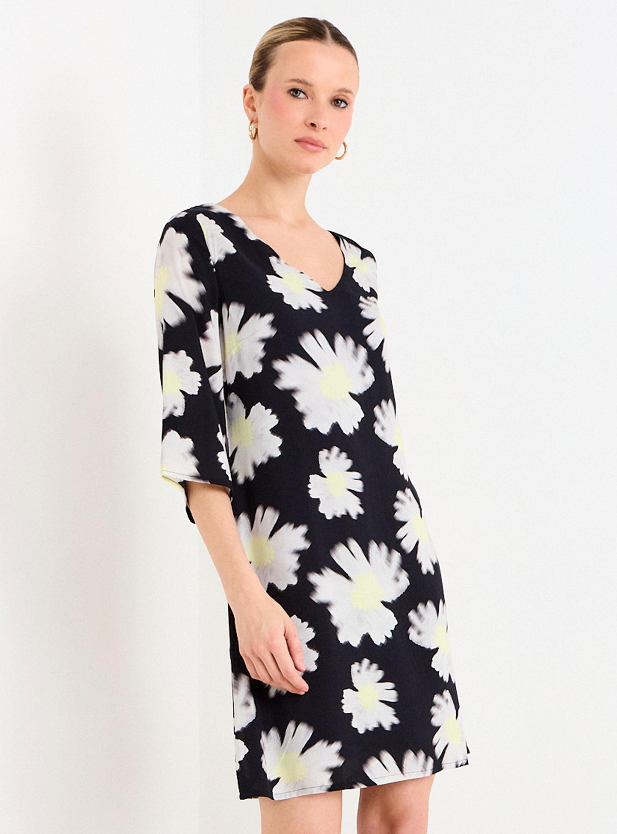 Vestido Holgado con Estampado-2