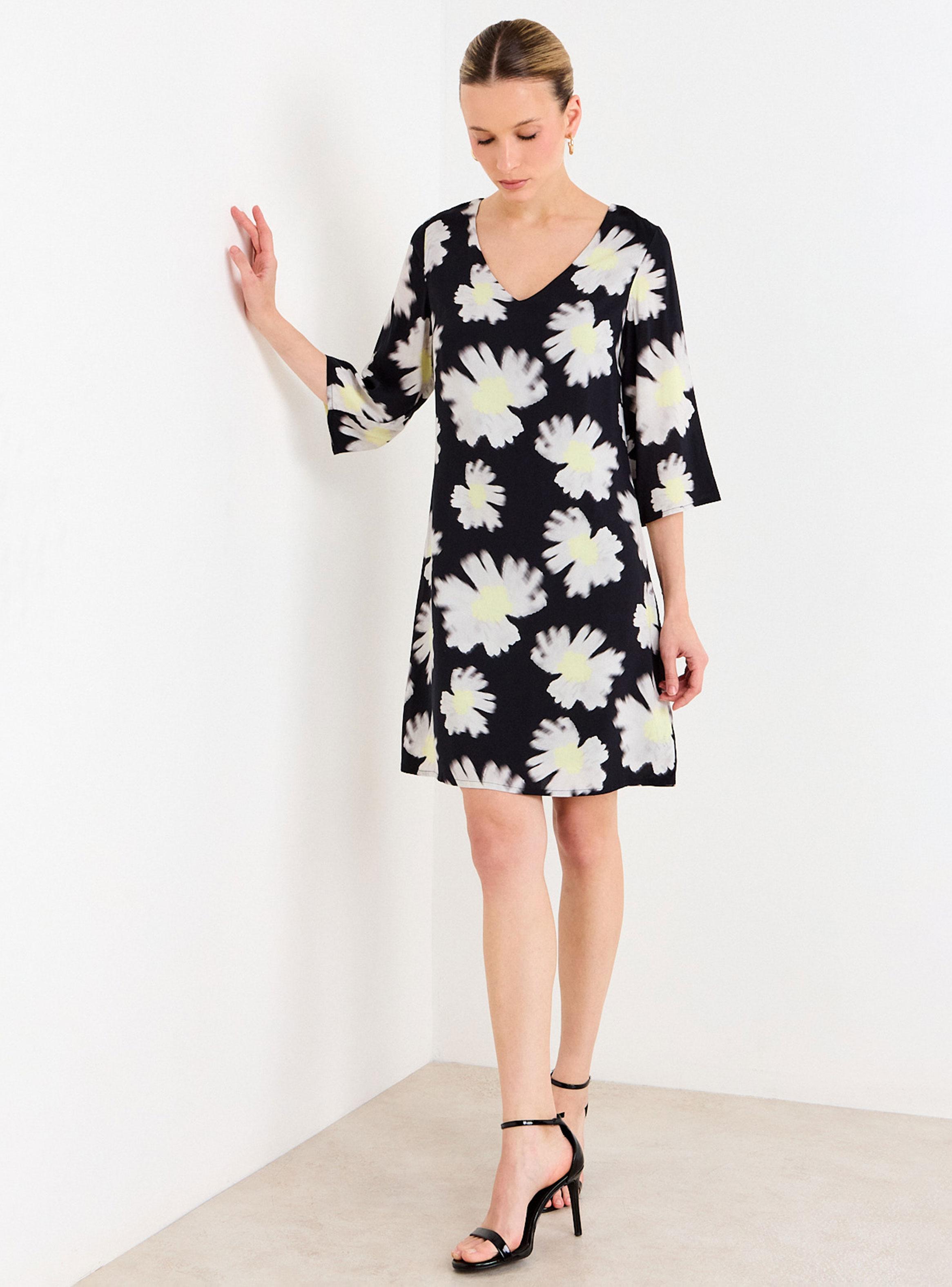 Vestido Holgado con Estampado-4