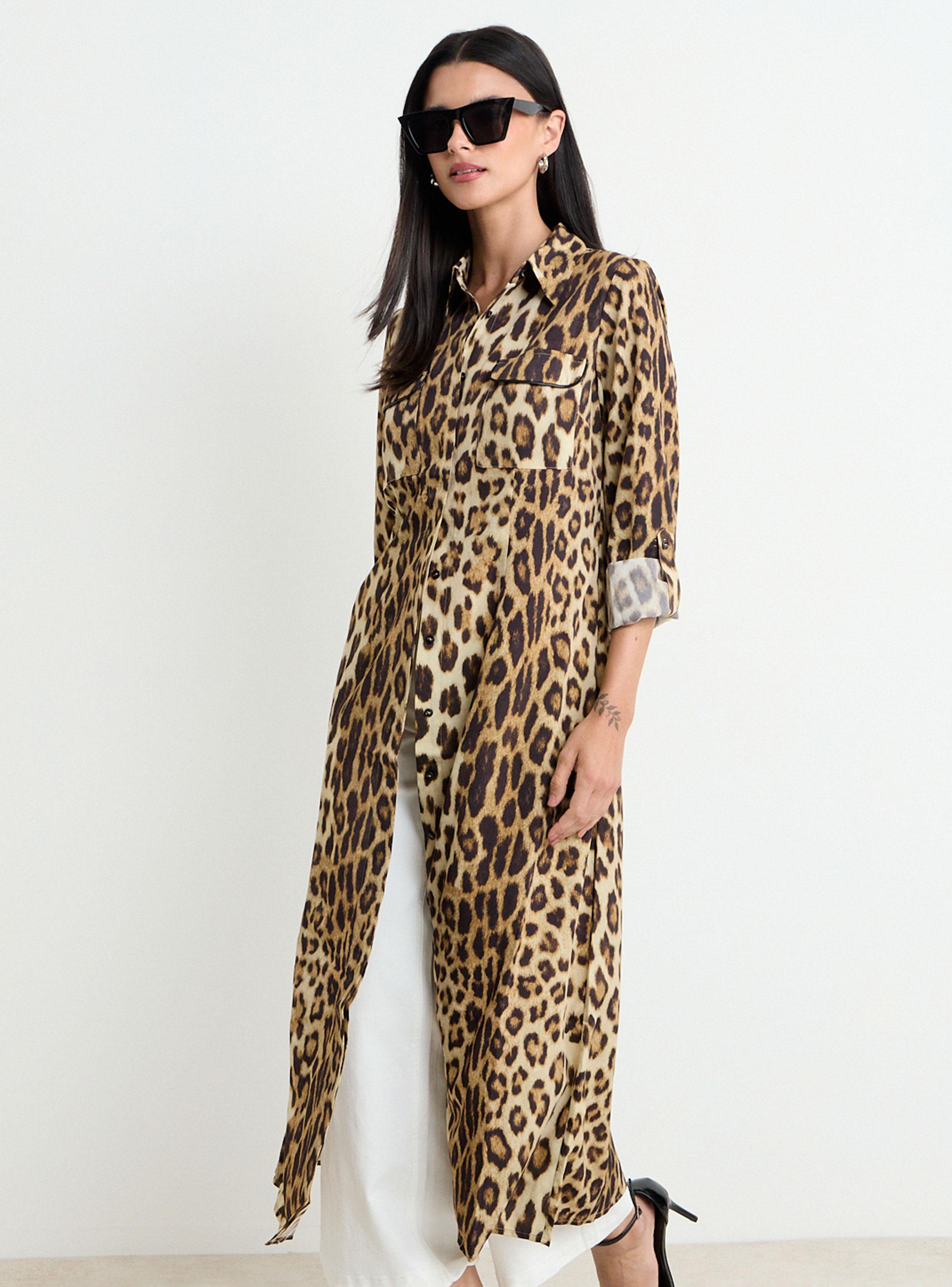 Vestido Animal Print Maxi-2