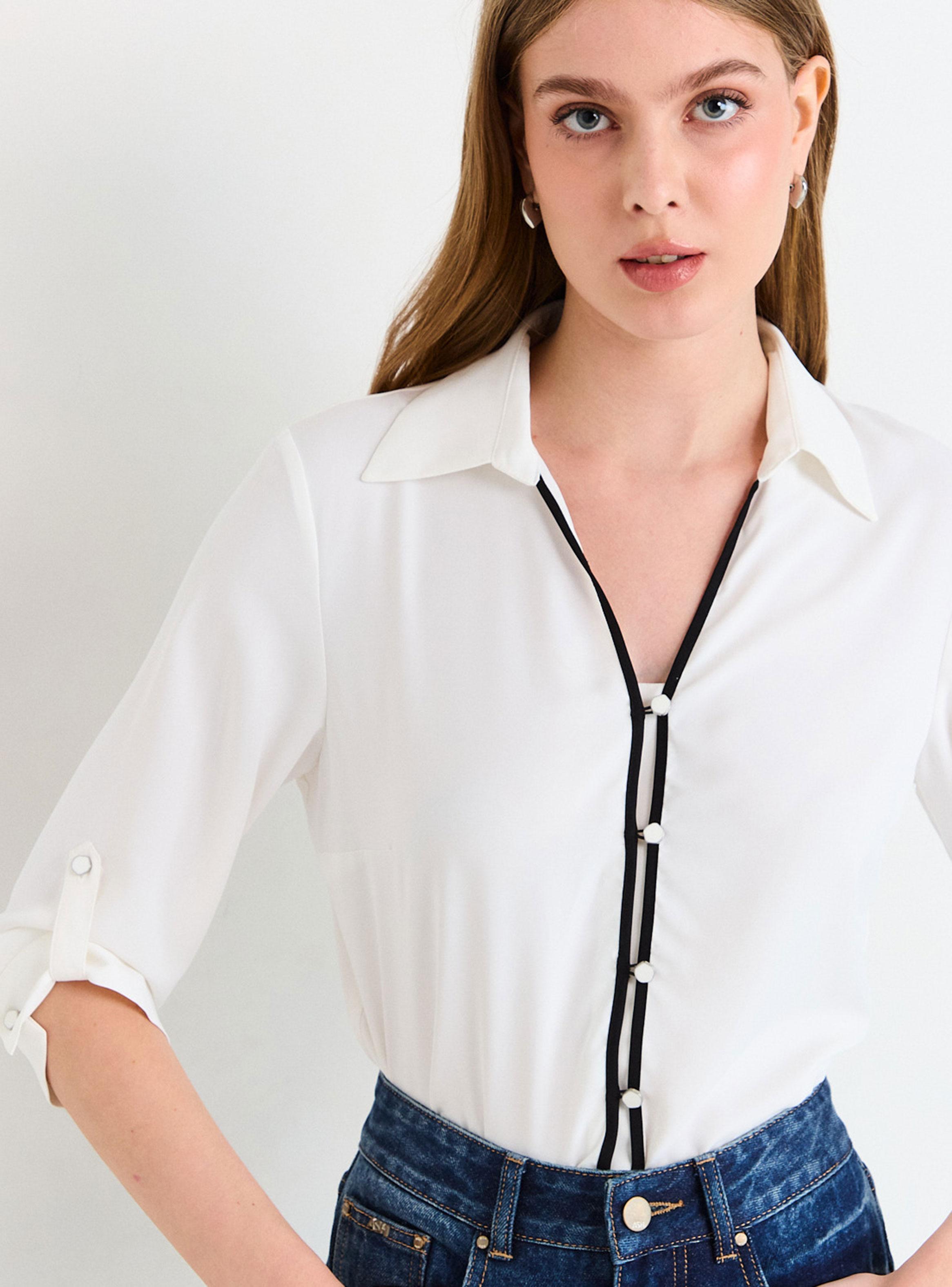 Blusa Camisera Roll Up Regular-3