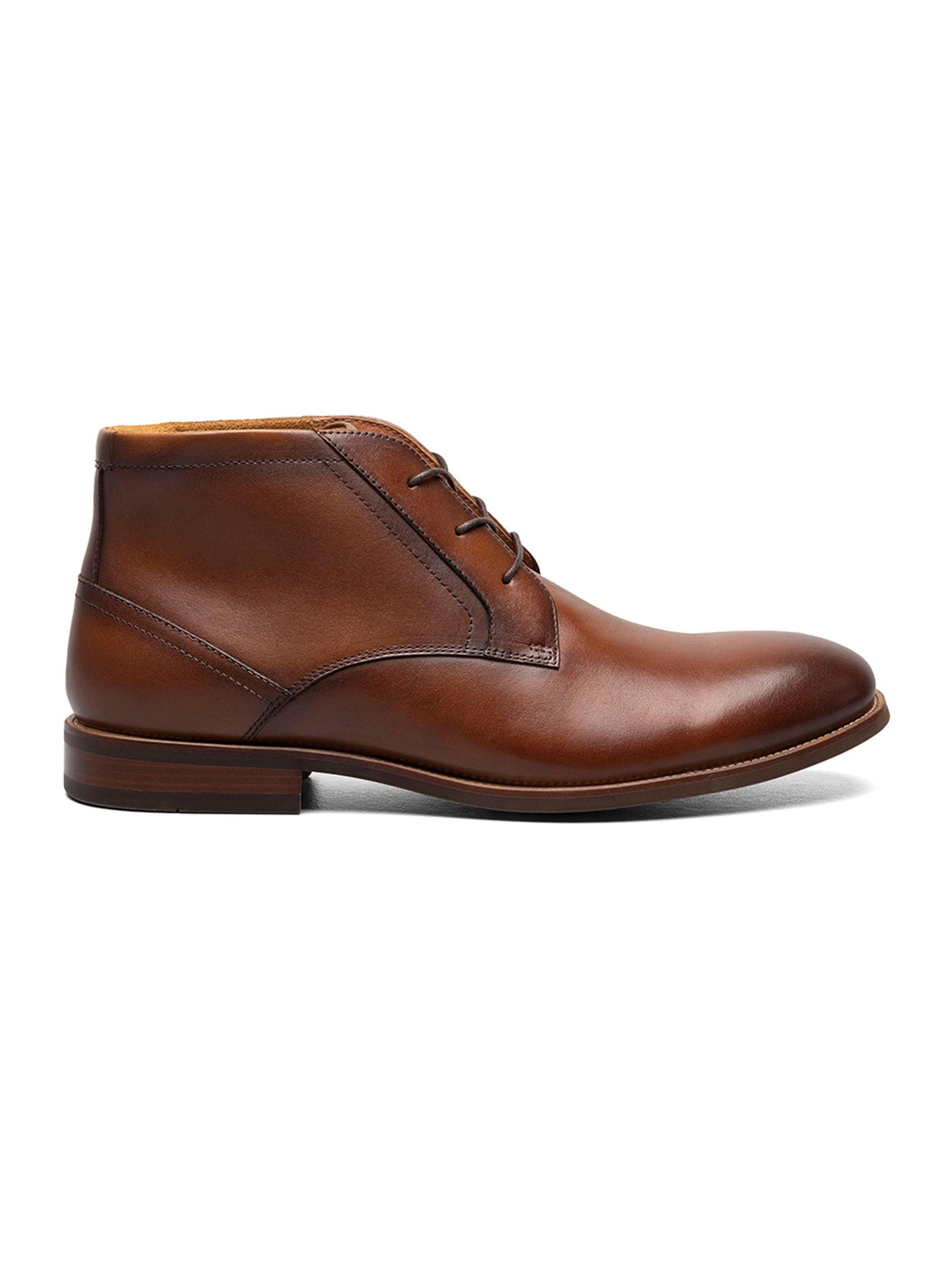 Botín Cuero Cognac Rucci Hombre-0