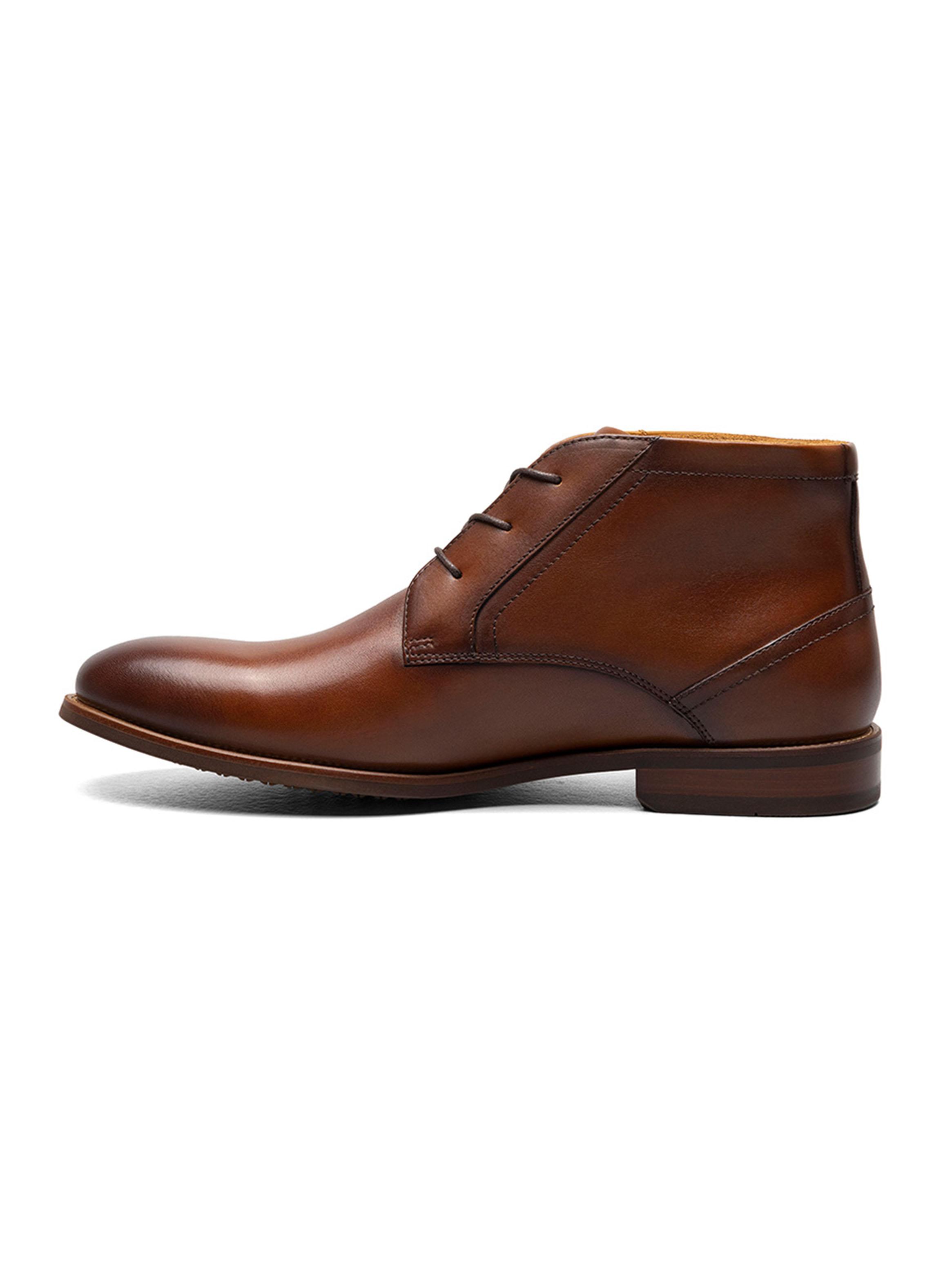 Botín Cuero Cognac Rucci Hombre-2