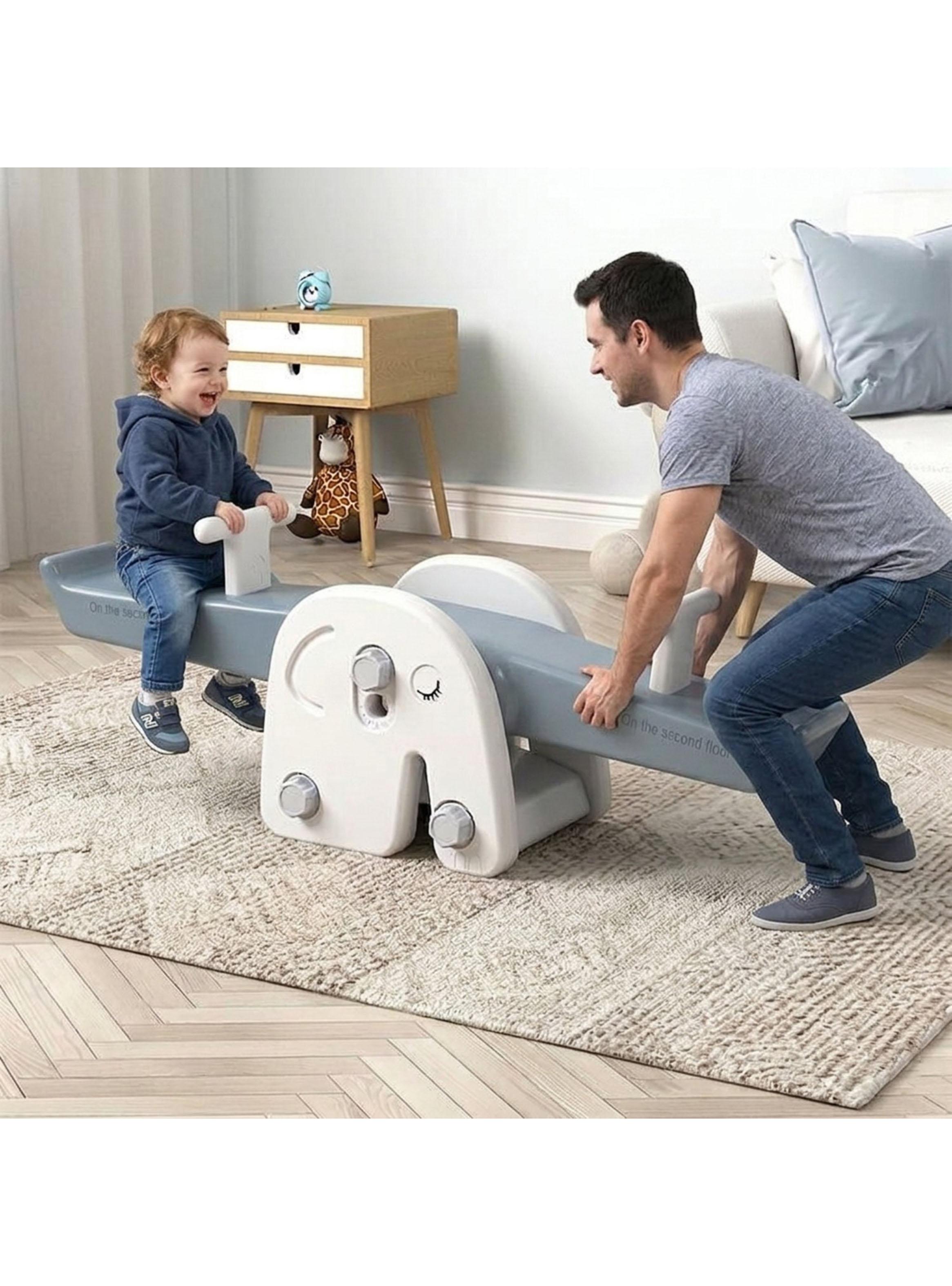Balancín Infantil Elefante Gris-5